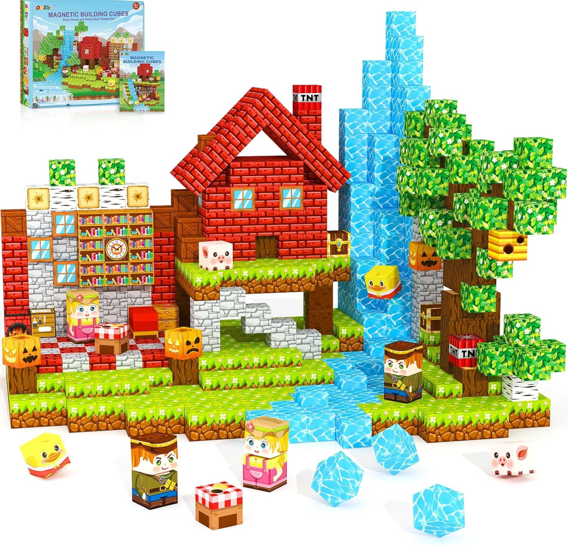 Magnetic Blocks Kids Games Building Toys for 3 4 5 6 7 8 9 10 11 12 Year Old Boys Girls, Magnetic Tiles Cubes STEM Sensory Toys for Toddler Travel Party Christmas Birthday Gifts Magnetic Blocks Kids Games Building Toys for 3 4 5 6 7 8 9 10 11 12 Year Old Boys Girls, Magnetic Tiles Cubes STEM Sensory Toys for Toddler Travel Party Christmas Birthday Gifts