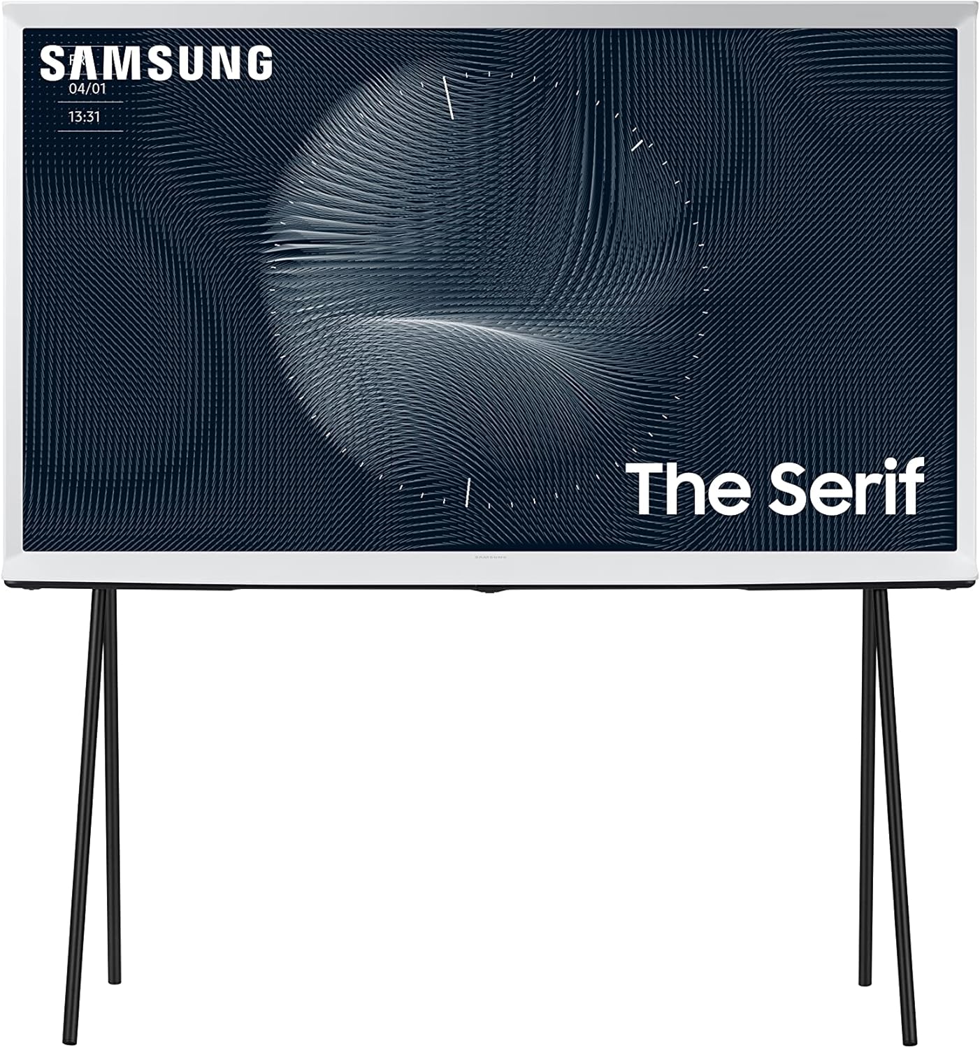 SAMSUNG 43-Inch Class The Serif LS01B Series – QLED 4K, I-Shaped Design, Anti-Reflection Matte Display, -Portable Easel -Stand, Ambient Mode+ Smart -TV -w/ Alexa Built-in (QN43LS01BAFXZA,Latest Model) SAMSUNG 43-Inch Class The Serif LS01B Series – QLED 4K, I-Shaped Design, Anti-Reflection Matte Display, -Portable Easel -Stand, Ambient Mode+ Smart -TV -w/ Alexa Built-in (QN43LS01BAFXZA,Latest Model)