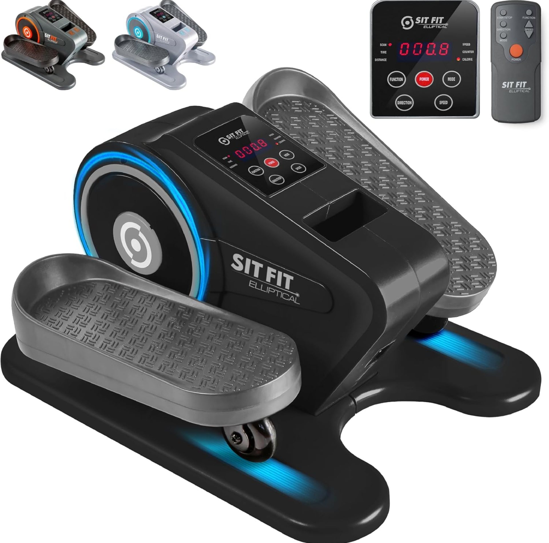 SITFIT, Sit Down and Cycle! Powered Foot Pedal Exerciser for Seniors, Under Desk Elliptical Exercise Bike, Leg Exerciser While Sitting. Peddler Exerciser Mini Bike, Portable Rehabilitation Equipment. SITFIT, Sit Down and Cycle! Powered Foot Pedal Exerciser for Seniors, Under Desk Elliptical Exercise Bike, Leg Exerciser While Sitting. Peddler Exerciser Mini Bike, Portable Rehabilitation Equipment.