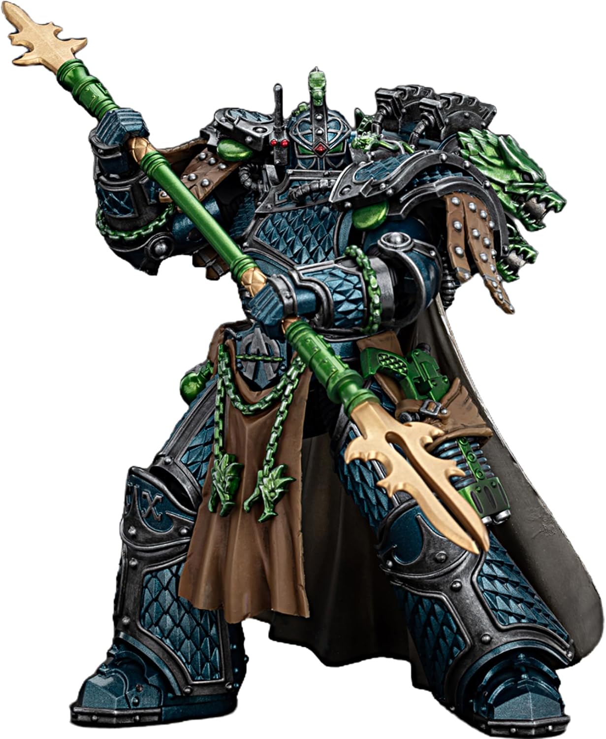 JOYTOY Warhammer 40k 1/18 Action Figure Alpha Legion Alpharius Primarch of The XXth Legion Collectible Gifts,Toys for Kids 15+ and Adults 7.48-inch JOYTOY Warhammer 40k 1/18 Action Figure Alpha Legion Alpharius Primarch of The XXth Legion Collectible Gifts,Toys for Kids 15+ and Adults 7.48-inch