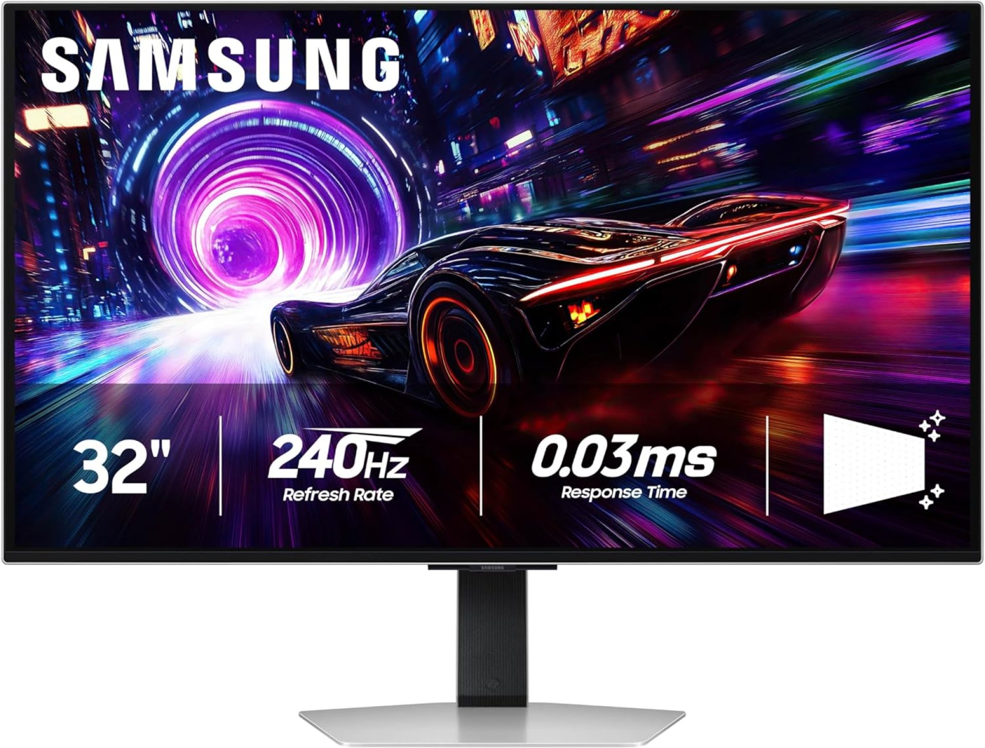 SAMSUNG 32” Odyssey QD-OLED G8 (G81SF), 4K, 240Hz, Gaming Monitor, 0.03ms Response Time, DisplayHDR True Black 400, AMD FreeSync™ Premium Pro, G-Sync Compatibile, 3 Yr Warranty, LS32FG810SNXZA, 2025 SAMSUNG 32” Odyssey QD-OLED G8 (G81SF), 4K, 240Hz, Gaming Monitor, 0.03ms Response Time, DisplayHDR True Black 400, AMD FreeSync™ Premium Pro, G-Sync Compatibile, 3 Yr Warranty, LS32FG810SNXZA, 2025