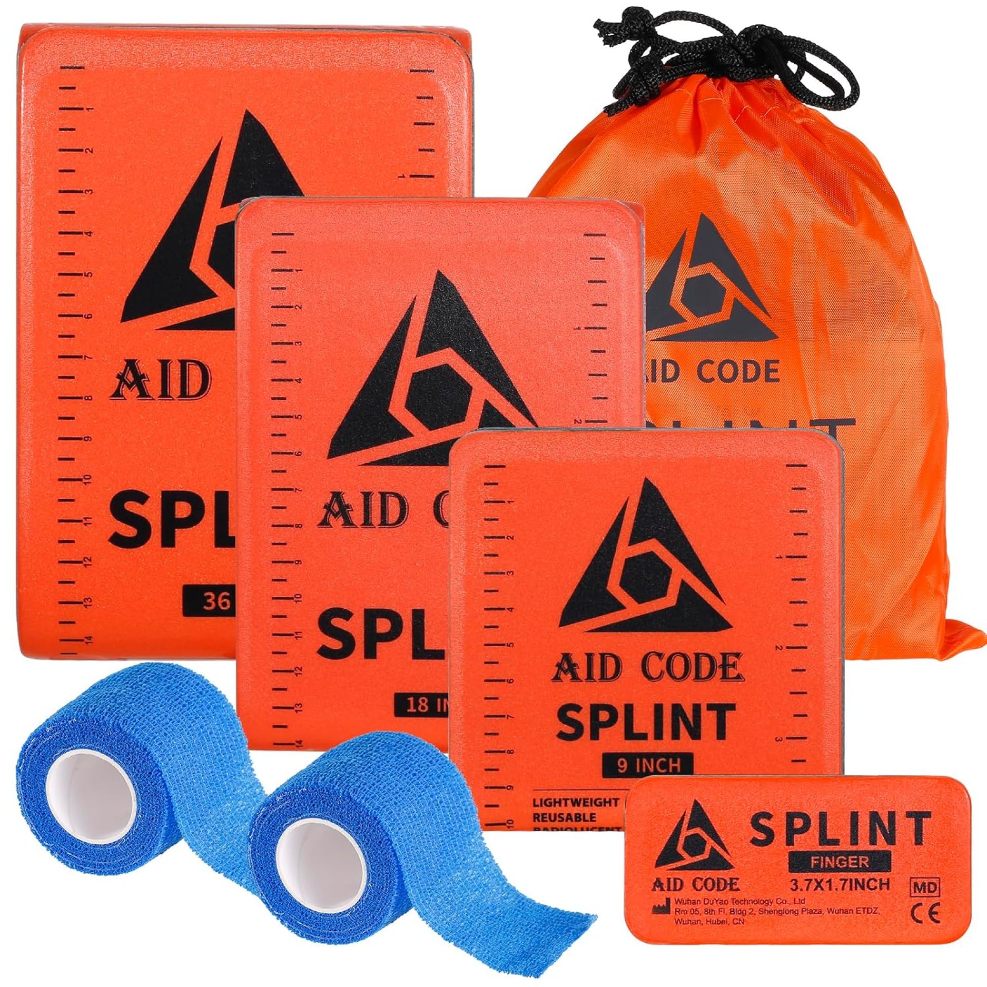 First Aid Splint 36″ X 4.3″,Emergency Splint Kit for Arm Leg Broken Bones Fracture,Ideal for Sports, Home, First Aid Refill and Pets (4 pack combo) First Aid Splint 36″ X 4.3″,Emergency Splint Kit for Arm Leg Broken Bones Fracture,Ideal for Sports, Home, First Aid Refill and Pets (4 pack combo)