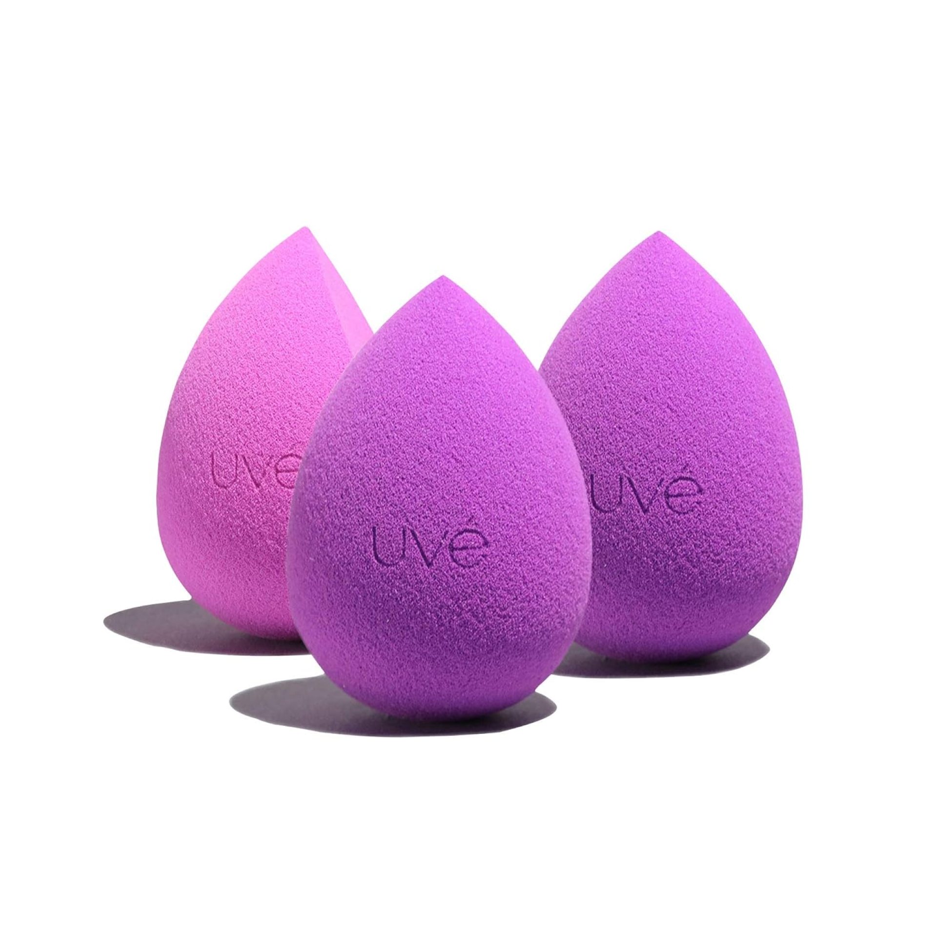 Makeup Blender Sponge Set, Streak Free Application of Liquid, Powder & Cream Foundation, Professional Complexion Blending Tool, Cruelty Free, Vegan, Latex Free, Pack of 3 (1 Helio, 2 Violet) Makeup Blender Sponge Set, Streak Free Application of Liquid, Powder & Cream Foundation, Professional Complexion Blending Tool, Cruelty Free, Vegan, Latex Free, Pack of 3 (1 Helio, 2 Violet)