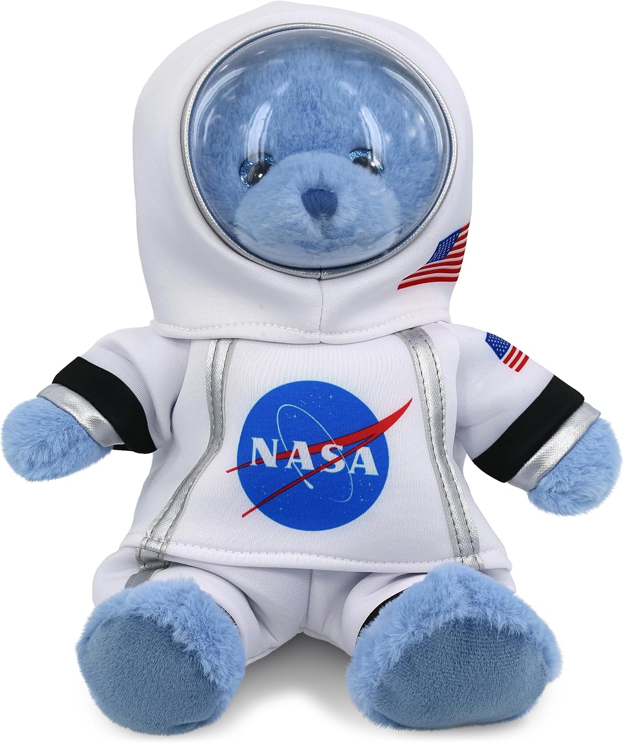 DolliBu Baby Blue Bear Astronaut Plush Toy – Wild Life Astronaut Stuffed Animal with Space Helmet and NASA Astronaut Suit, Spaceman Doll Decor for Girls and Boys with Personalization – 8 Inch DolliBu Baby Blue Bear Astronaut Plush Toy – Wild Life Astronaut Stuffed Animal with Space Helmet and NASA Astronaut Suit, Spaceman Doll Decor for Girls and Boys with Personalization – 8 Inch