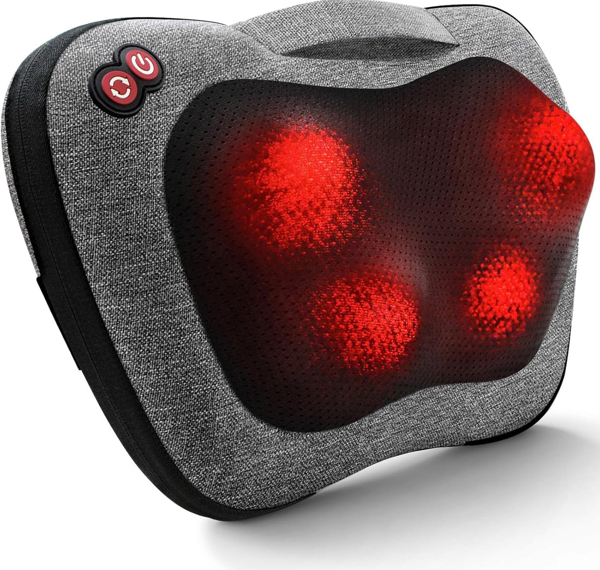 VIKTOR JURGEN Shiatsu Back Massager with Heat – Deep Tissue Massage for Neck, Shoulder, Leg, Upper & Lower Back Pain Relief, Electric Kneading 3D Massage Pillow Gifts for Men Women Dad, Mom, Christmas VIKTOR JURGEN Shiatsu Back Massager with Heat – Deep Tissue Massage for Neck, Shoulder, Leg, Upper & Lower Back Pain Relief, Electric Kneading 3D Massage Pillow Gifts for Men Women Dad, Mom, Christmas