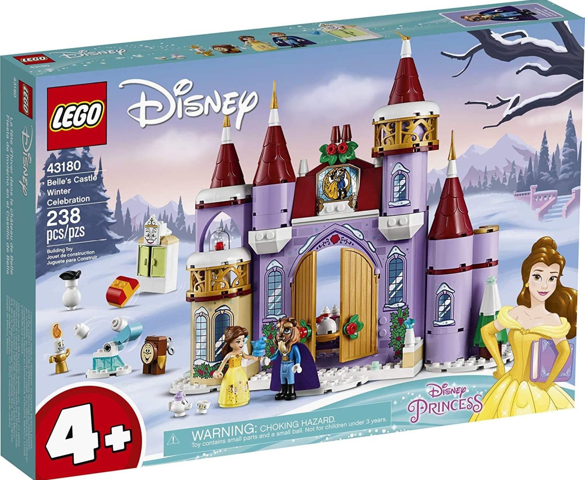 LEGO Disney Belle’s Castle Winter Celebration (43180) Disney Princess Building Kit; Makes a Great Birthday for Kids who Love Disney’s Beauty and The Beast (238 Pieces) LEGO Disney Belle’s Castle Winter Celebration (43180) Disney Princess Building Kit; Makes a Great Birthday for Kids who Love Disney’s Beauty and The Beast (238 Pieces)