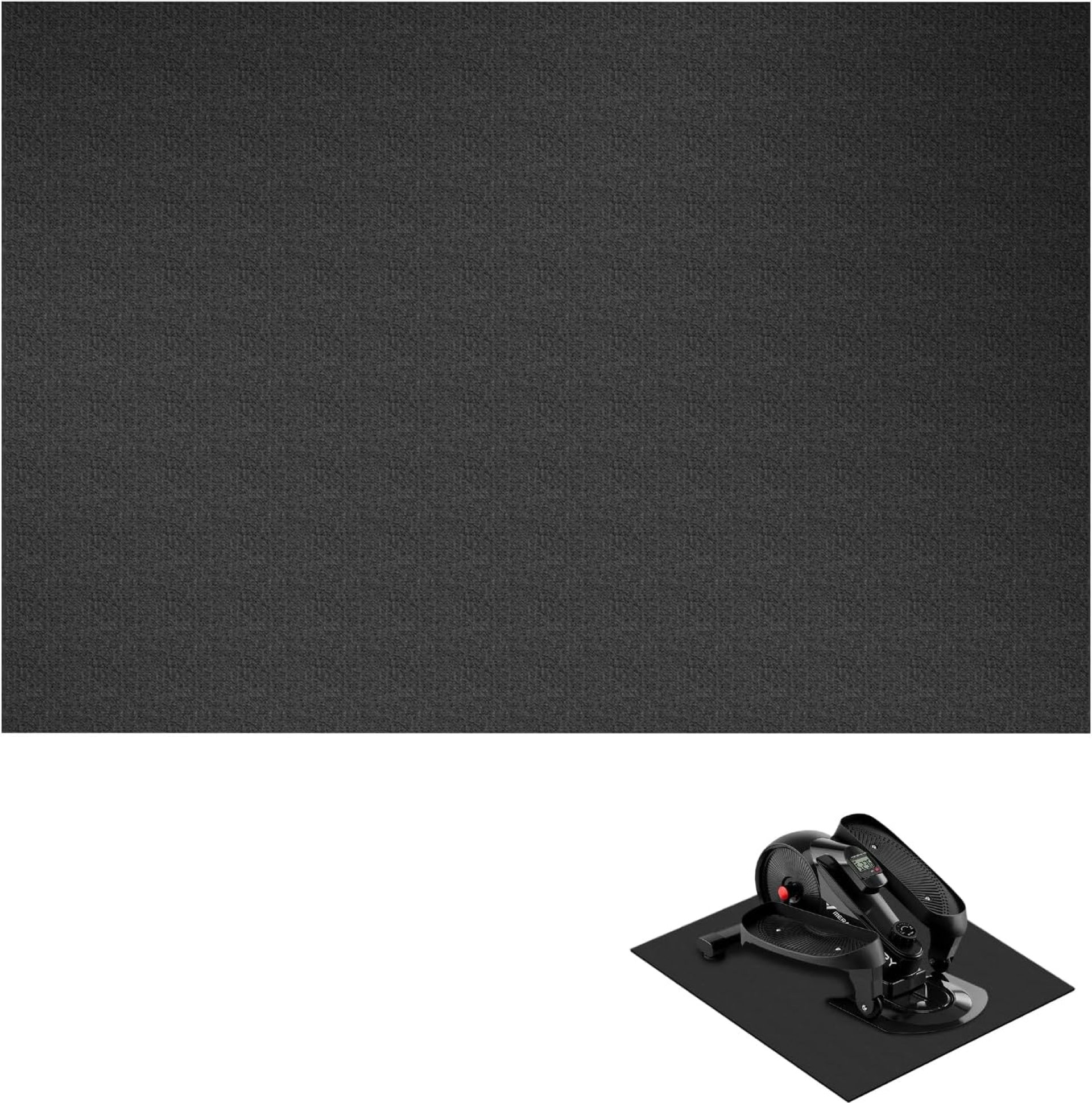 Non-Slip Ellipse Exercise Mat for Under Desk Elliptical Machines (Black) Non-Slip Ellipse Exercise Mat for Under Desk Elliptical Machines (Black)