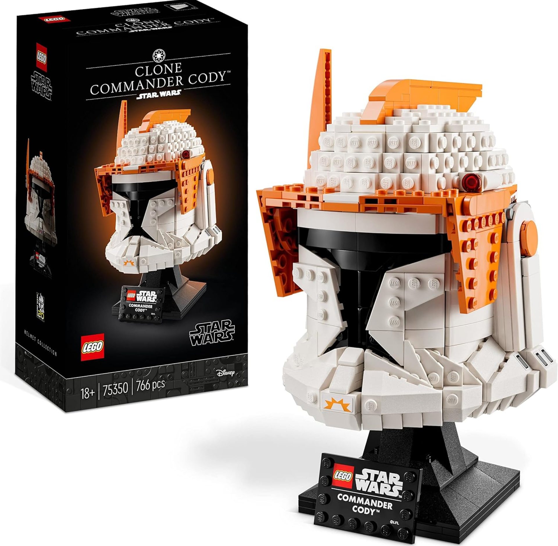 LEGO 75350 Star Wars The Clone Cody Commander’s Helmet, Buildable Model for Adults, The Clone Wars Collection, Christmas Home Decoration, Gift Idea LEGO 75350 Star Wars The Clone Cody Commander’s Helmet, Buildable Model for Adults, The Clone Wars Collection, Christmas Home Decoration, Gift Idea