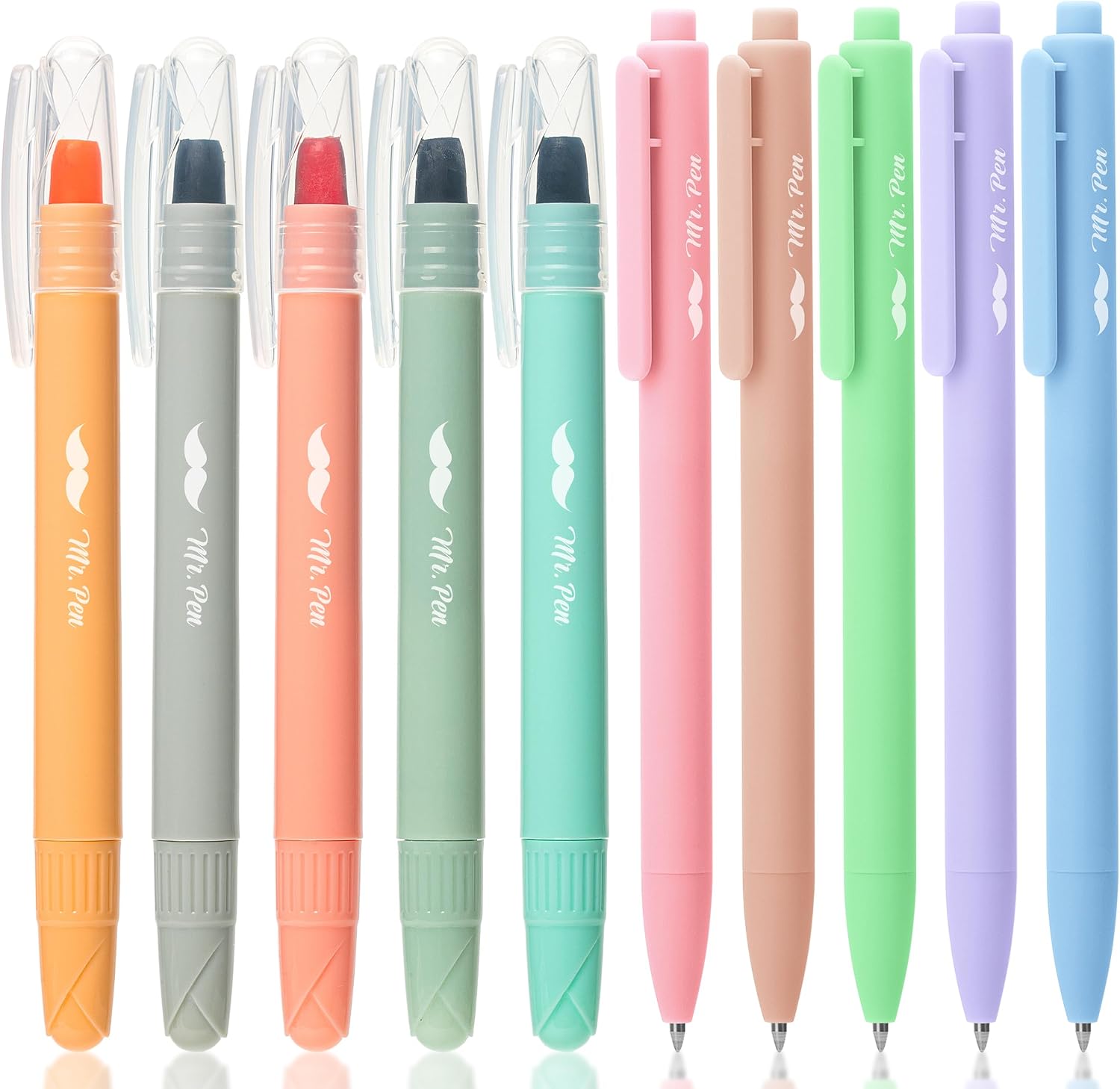 Mr. Pen- Bible Highlighters and Pens, 10 Pack, Gel Highlighters, Cotton Candy Clouds, Bible Highlighters No Bleed, Gel Highlighter No Bleed Through, Aesthetic Pens, Gel Pens, Cute Pens Mr. Pen- Bible Highlighters and Pens, 10 Pack, Gel Highlighters, Cotton Candy Clouds, Bible Highlighters No Bleed, Gel Highlighter No Bleed Through, Aesthetic Pens, Gel Pens, Cute Pens