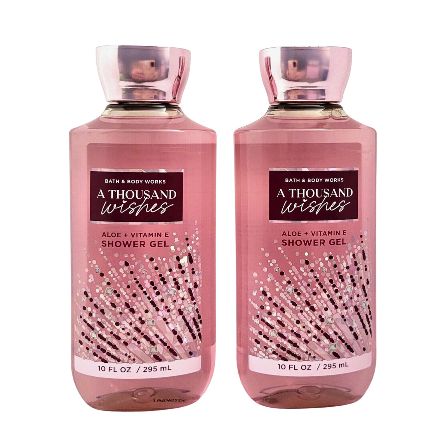 Bath & Body Works Shea + Vitamin E Shower Gel, Set of 2, 10oz Each (A Thousand Wishes) Bath & Body Works Shea + Vitamin E Shower Gel, Set of 2, 10oz Each (A Thousand Wishes)