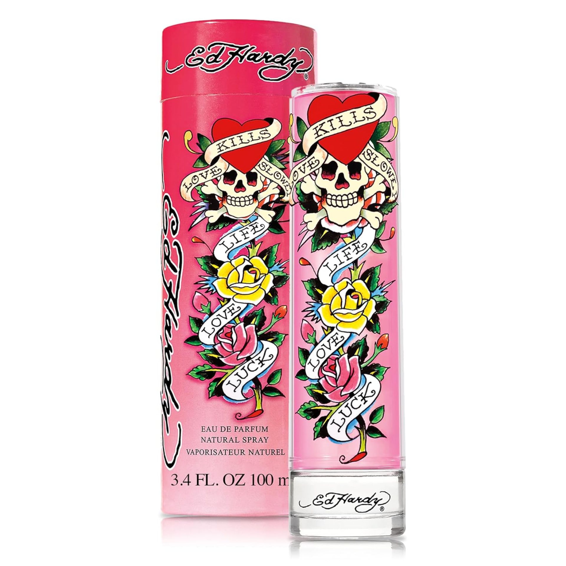 Ed Hardy Women’s Perfume Fragrance by Christian Audigier, Eau De Parfum, 3.4 Fl Oz Ed Hardy Women’s Perfume Fragrance by Christian Audigier, Eau De Parfum, 3.4 Fl Oz