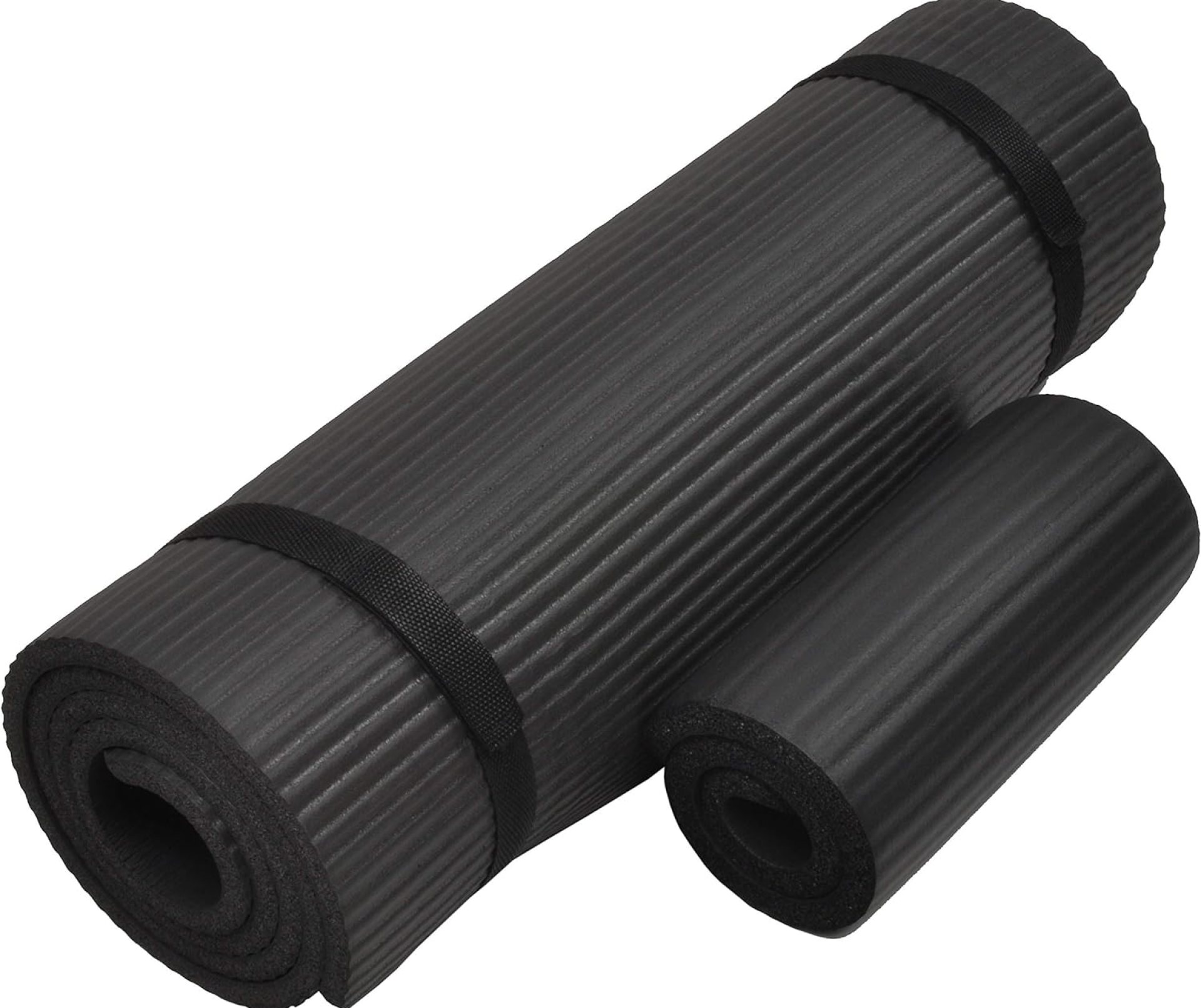 1/2-Inch Extra Thick High Density Anti-Tear Exercise Yoga Mat with Knee Pad and Carrying Strap, Multiple Colors 1/2-Inch Extra Thick High Density Anti-Tear Exercise Yoga Mat with Knee Pad and Carrying Strap, Multiple Colors