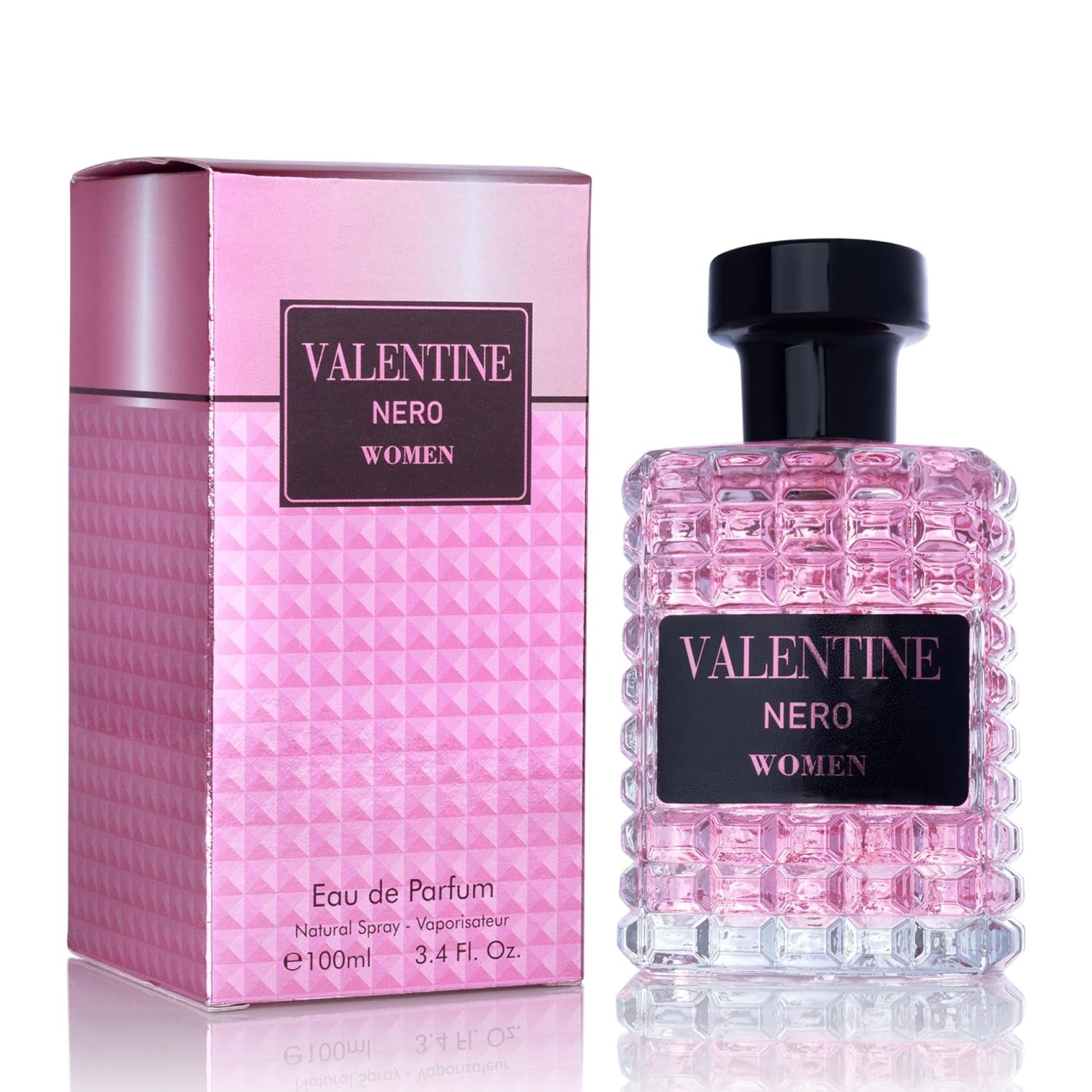 URBAN COLLECTION Valentine for Women Eau De Parfum – Amber Floral Jasmine, Bourbon Vanilla & Woods Oriental-Floral Fragrance with a Modern Twist Elegant 100ml Bottle Packed in Paper Box URBAN COLLECTION Valentine for Women Eau De Parfum – Amber Floral Jasmine, Bourbon Vanilla & Woods Oriental-Floral Fragrance with a Modern Twist Elegant 100ml Bottle Packed in Paper Box