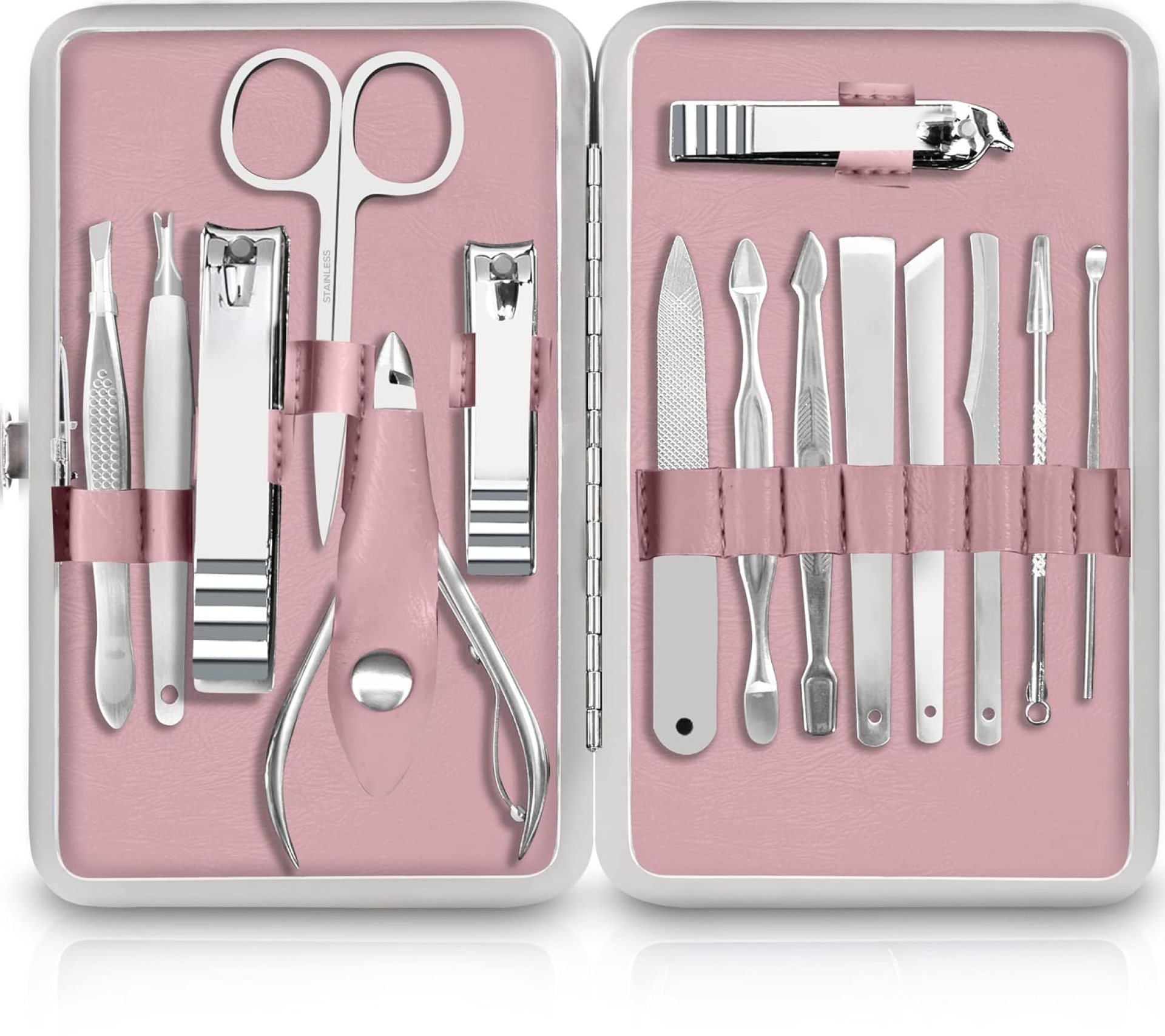 Utopia Care – Manicure Kit for Women and Men, Manicure Set with Nail Clippers or Nail Kit Includes Fingernail & Toenail Clippers,15-Pcs Pedicure Kit Stocking Stuffers with Travel Case – Purple Utopia Care – Manicure Kit for Women and Men, Manicure Set with Nail Clippers or Nail Kit Includes Fingernail & Toenail Clippers,15-Pcs Pedicure Kit Stocking Stuffers with Travel Case – Purple