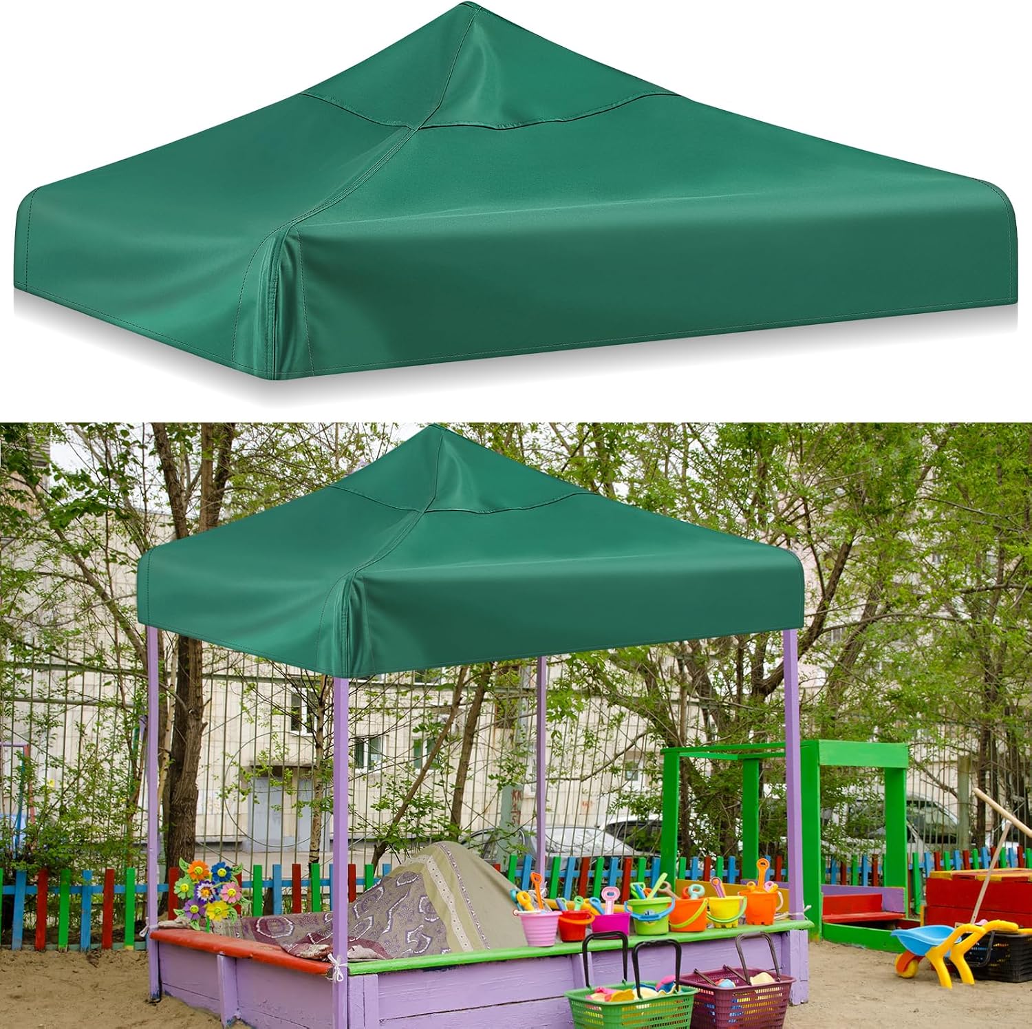1 Pcs All Around Playtime Patio Replacement Canopy Compatible with Step2 47.28 x 47.28, Outdoor Kids Playhouse Replacement Canopy, Replacement Canopy Top Cover Suitable for Playhouse Playground 1 Pcs All Around Playtime Patio Replacement Canopy Compatible with Step2 47.28 x 47.28, Outdoor Kids Playhouse Replacement Canopy, Replacement Canopy Top Cover Suitable for Playhouse Playground