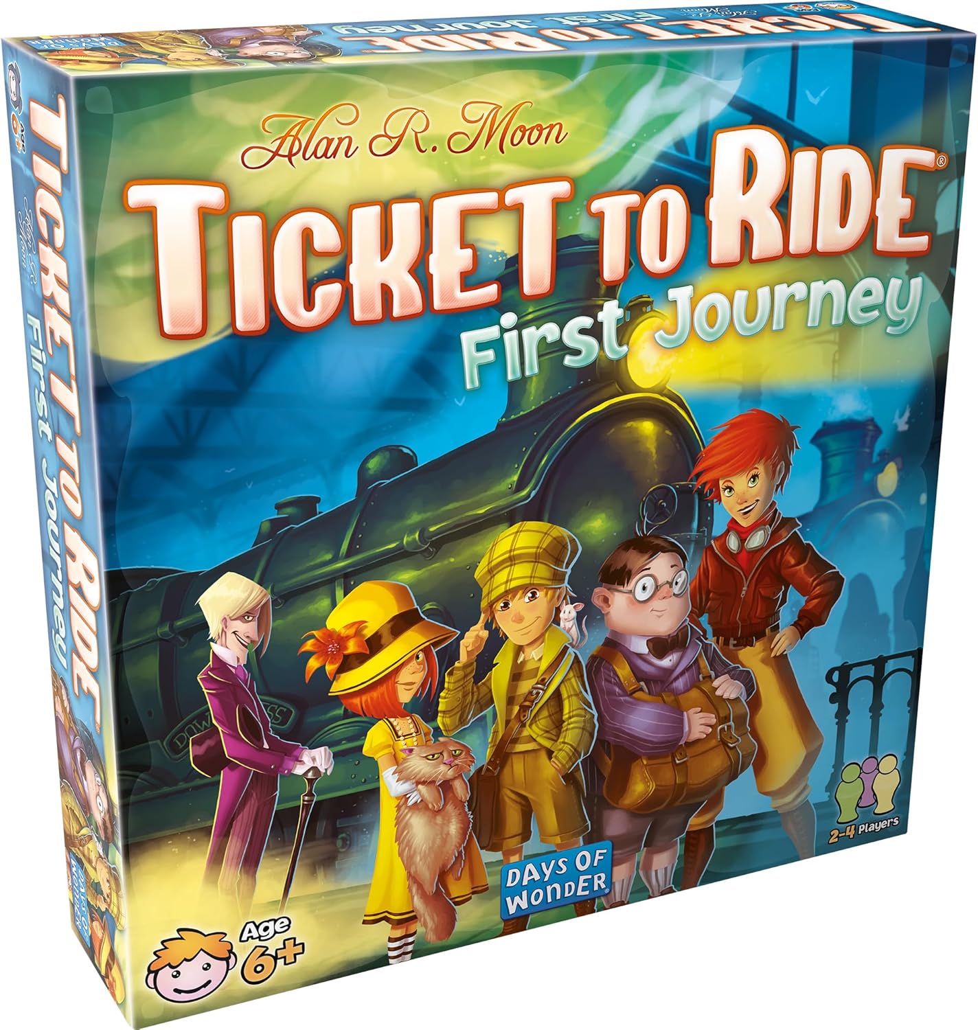 Ticket to Ride First Journey Board Game – Fun and Easy for Young Explorers! Train Strategy Game, Family Game for Kids & Adults, Ages 6+, 2-4 Players, 15-30 Min Playtime, Made by Days of Wonder Ticket to Ride First Journey Board Game – Fun and Easy for Young Explorers! Train Strategy Game, Family Game for Kids & Adults, Ages 6+, 2-4 Players, 15-30 Min Playtime, Made by Days of Wonder
