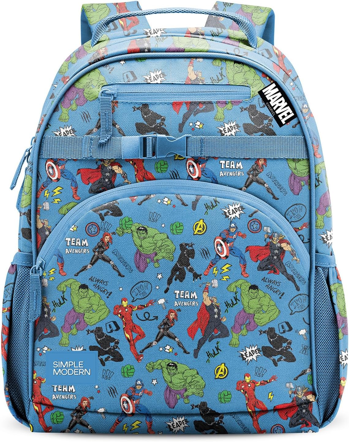 Simple Modern Large Marvel Avengers Kids Backpack for School Girls and Boys | Elementary Backpack for Teen | Fletcher Collection | Kids – 16″ tall | Avengers Heroes Simple Modern Large Marvel Avengers Kids Backpack for School Girls and Boys | Elementary Backpack for Teen | Fletcher Collection | Kids – 16″ tall | Avengers Heroes