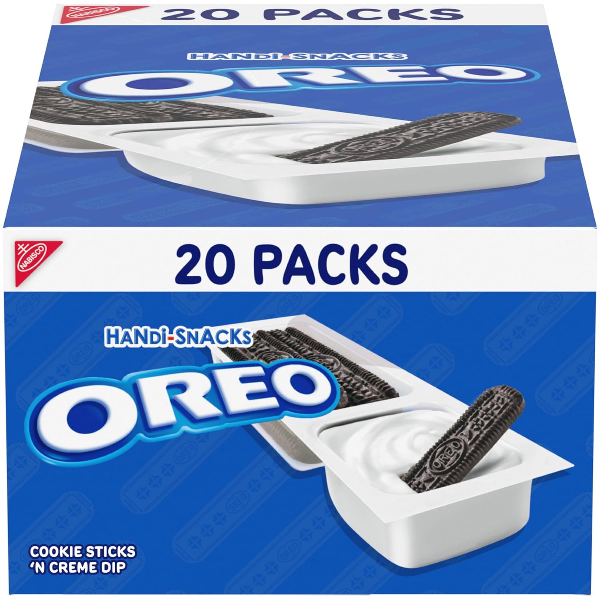 Handi-Snacks OREO Cookie Sticks ‘N Creme Dip Snack Packs, 20 Snack Packs Handi-Snacks OREO Cookie Sticks ‘N Creme Dip Snack Packs, 20 Snack Packs