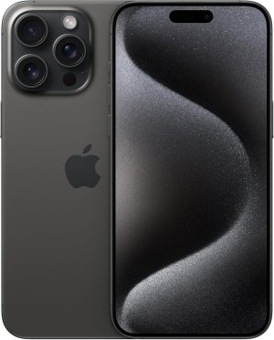 Apple iPhone 15 Pro Max, 256GB, Black Titanium – Unlocked (Renewed)
