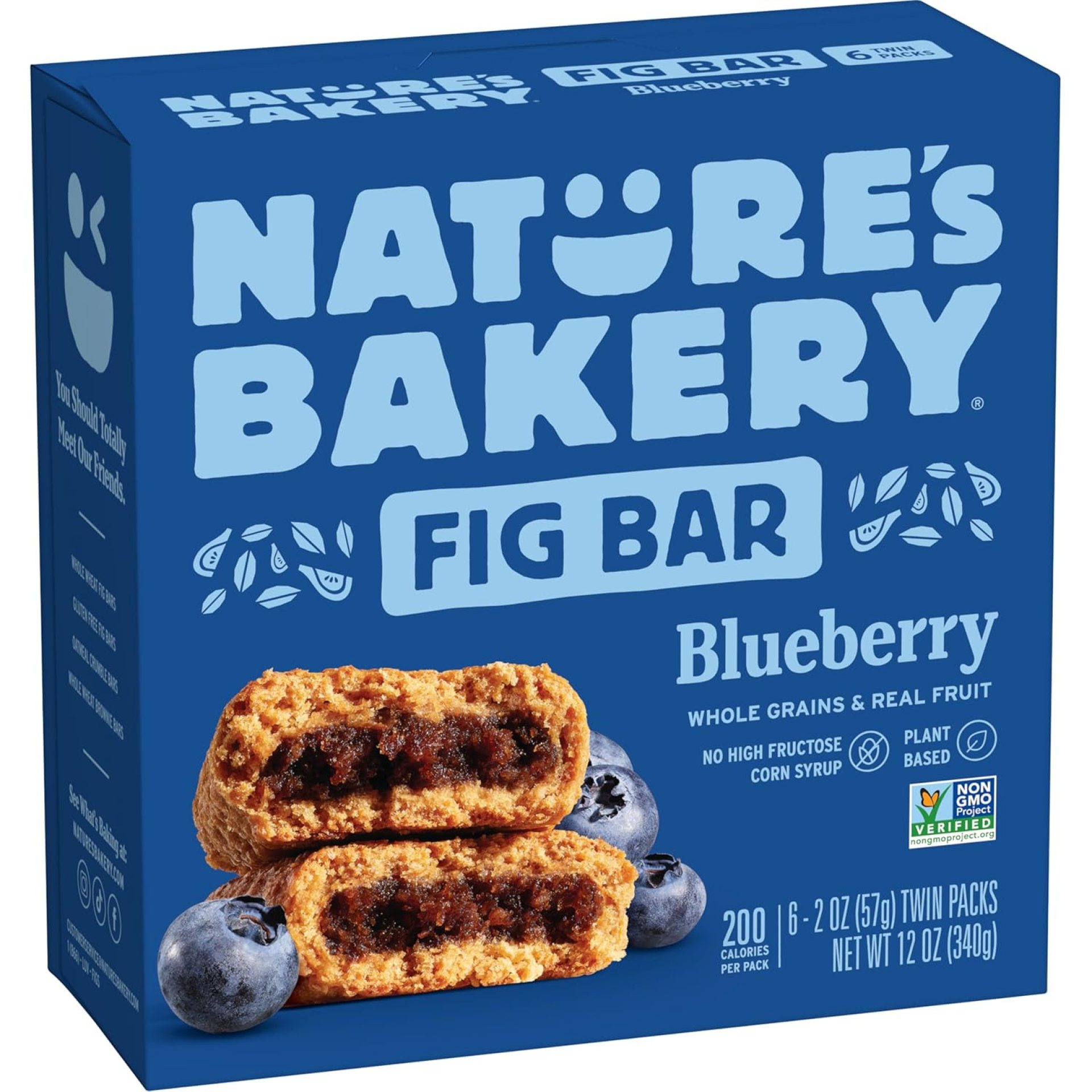 Nature’s Bakery Blueberry Fig Bars, 2 Oz, 6 Ct Nature’s Bakery Blueberry Fig Bars, 2 Oz, 6 Ct