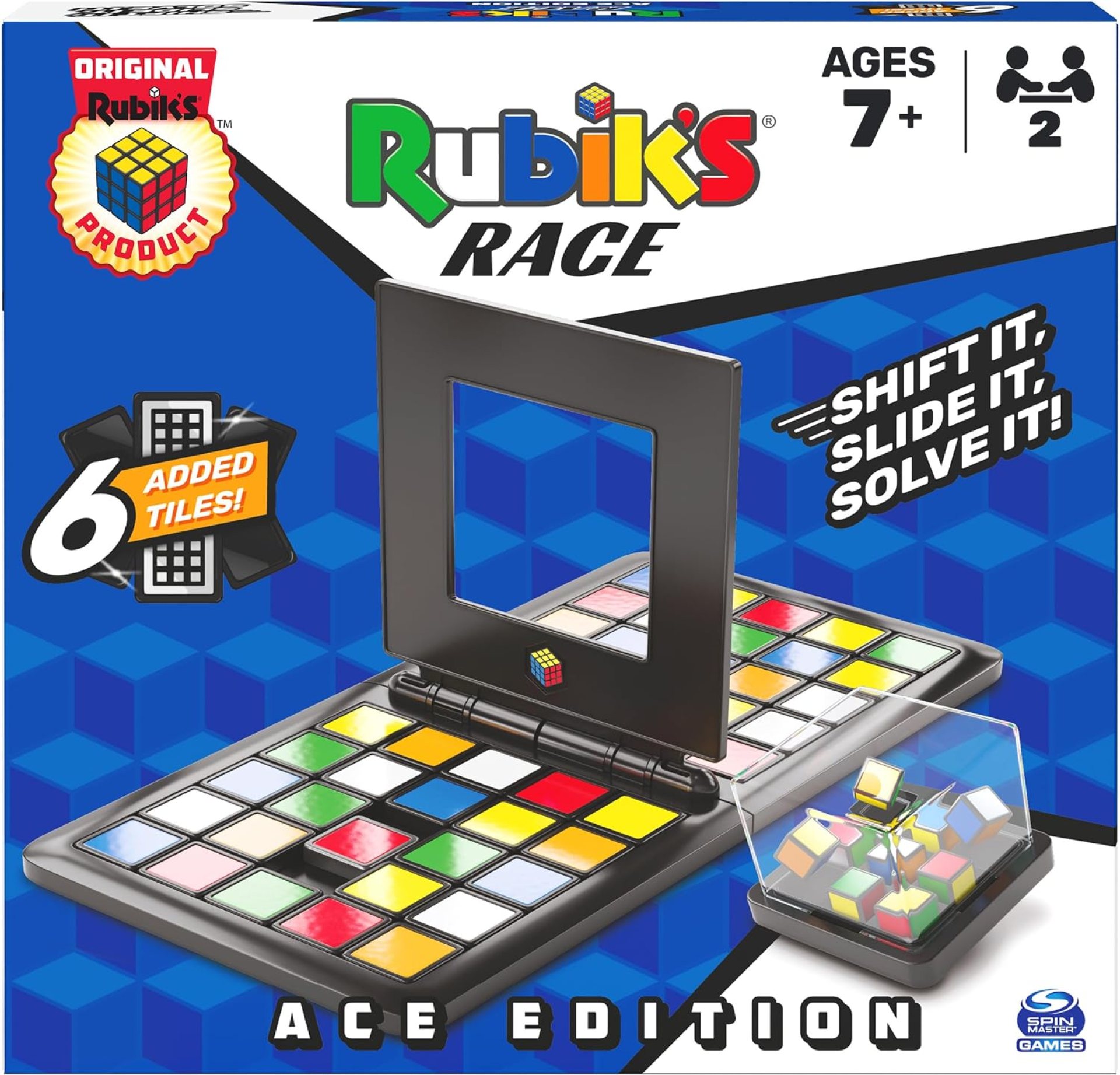 Rubik’s Race, Ace Edition Classic Fast-Paced Puzzle Strategy Sequence Two Player Board Game, for Kids & Adults Ages 8 and up Amazon Exclusive Rubik’s Race, Ace Edition Classic Fast-Paced Puzzle Strategy Sequence Two Player Board Game, for Kids & Adults Ages 8 and up Amazon Exclusive