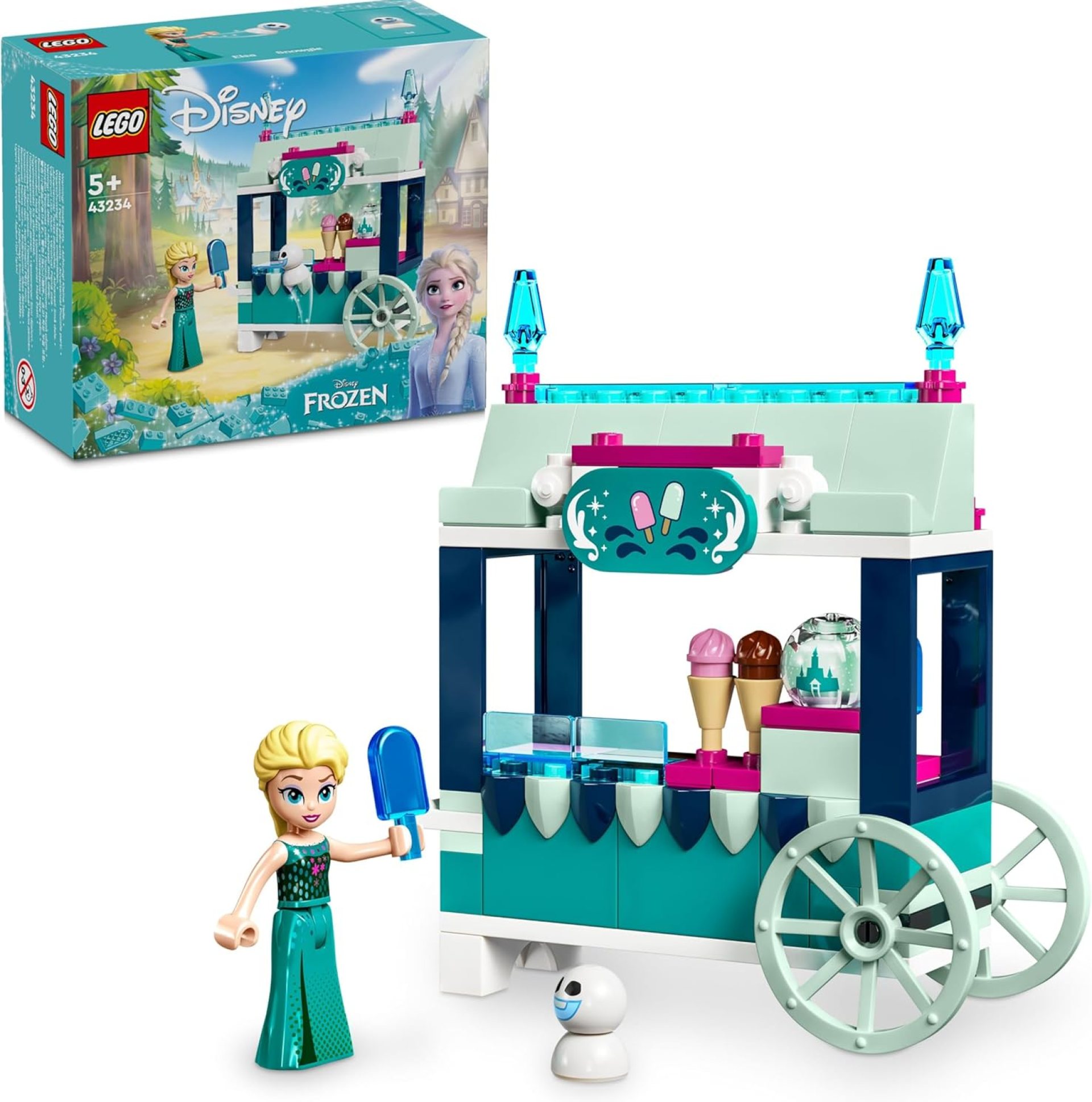 LEGO 43234 Disney Princess Elsas Eisstand, Eismaschine, Mini-Schneemann LEGO 43234 Disney Princess Elsas Eisstand, Eismaschine, Mini-Schneemann