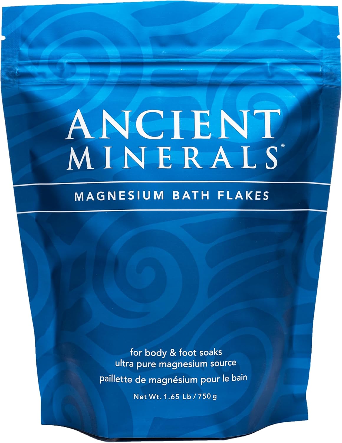 Ancient Minerals Magnesium Bath Flakes of Pure Genuine Zechstein Chloride – Resealable Magnesium Supplement Bag That Will Outperform Leading Epsom Salts 1.65 lbs Ancient Minerals Magnesium Bath Flakes of Pure Genuine Zechstein Chloride – Resealable Magnesium Supplement Bag That Will Outperform Leading Epsom Salts 1.65 lbs
