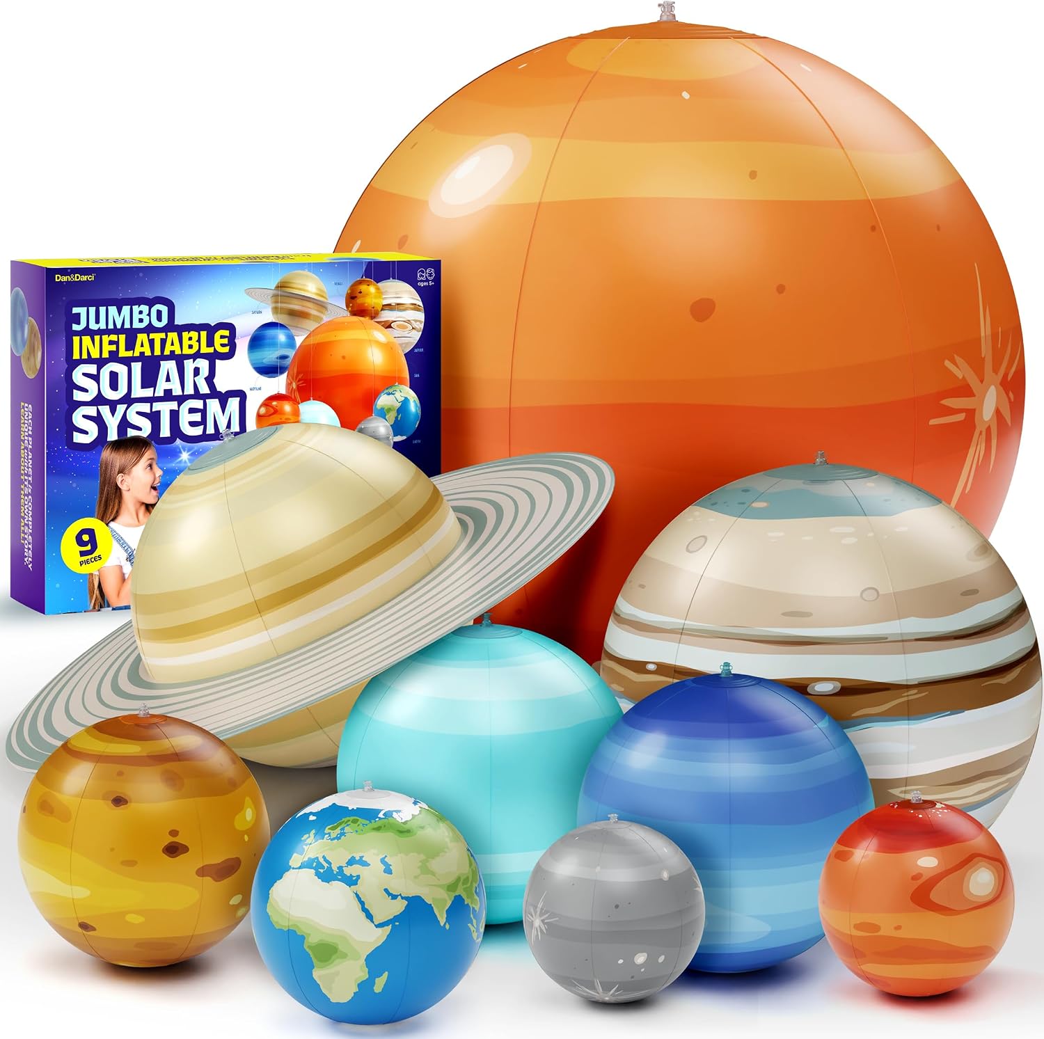 Inflatable Solar System Planets for Kids – Science Toys – Boys Room Decor Ceiling – Space Gifts – Outer Space Themed Party Decorations – Astronomy Gifts for Kids Ages 5-7, 6-8, 8-12 Years Classroom Inflatable Solar System Planets for Kids – Science Toys – Boys Room Decor Ceiling – Space Gifts – Outer Space Themed Party Decorations – Astronomy Gifts for Kids Ages 5-7, 6-8, 8-12 Years Classroom