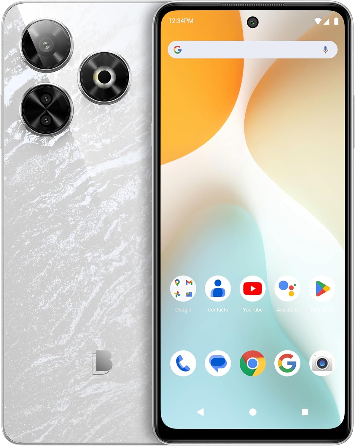 BLU G84 | 2024 | All-Day Battery | Unlocked | 6.8” FHD+ Infinity Dot Display | 256GB | Triple 50MP Camera | NFC | US Version | US Warranty | White BLU G84 | 2024 | All-Day Battery | Unlocked | 6.8” FHD+ Infinity Dot Display | 256GB | Triple 50MP Camera | NFC | US Version | US Warranty | White