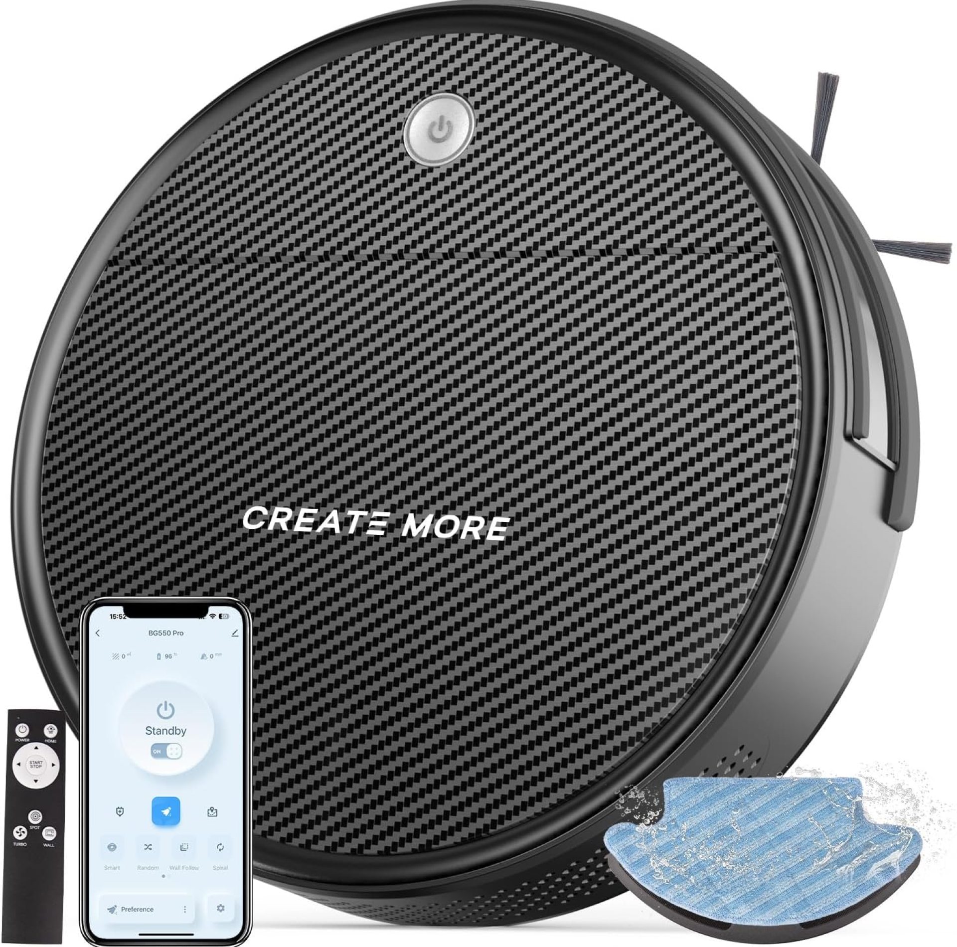 Bagotte Robot Vacuum and Mop, Robotic Vaccum 550ml Dustbin, 2.75” Slim Robot Vacuum Cleaner, Zigzag Efficient Navigation, Automatic Robot Vacuum Cleaner for Pet Hair, Hard Floor, Carpet Bagotte Robot Vacuum and Mop, Robotic Vaccum 550ml Dustbin, 2.75” Slim Robot Vacuum Cleaner, Zigzag Efficient Navigation, Automatic Robot Vacuum Cleaner for Pet Hair, Hard Floor, Carpet
