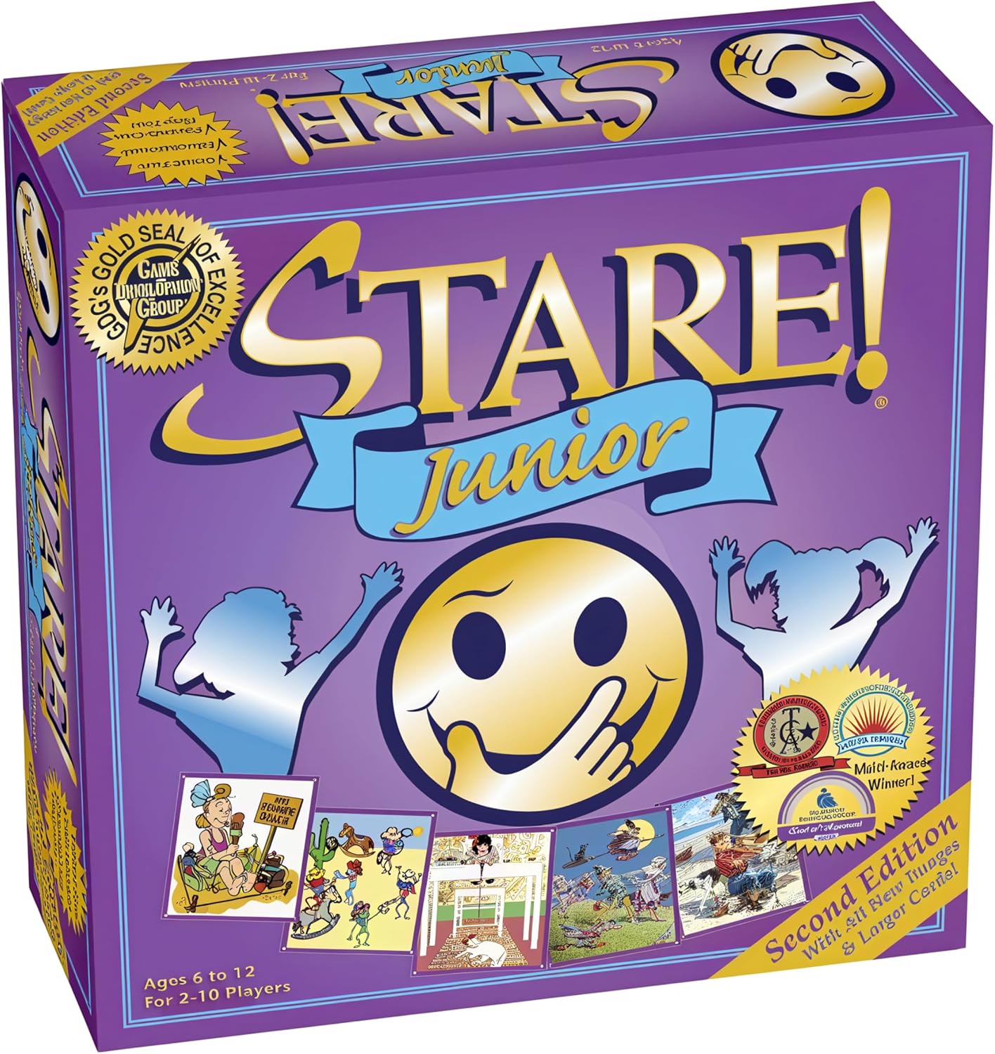 Stare Junior — The Exciting, Award-Winning Game of Memory and Observation — Fun & Educational for The Whole Family, Ages 6 and Up Stare Junior — The Exciting, Award-Winning Game of Memory and Observation — Fun & Educational for The Whole Family, Ages 6 and Up