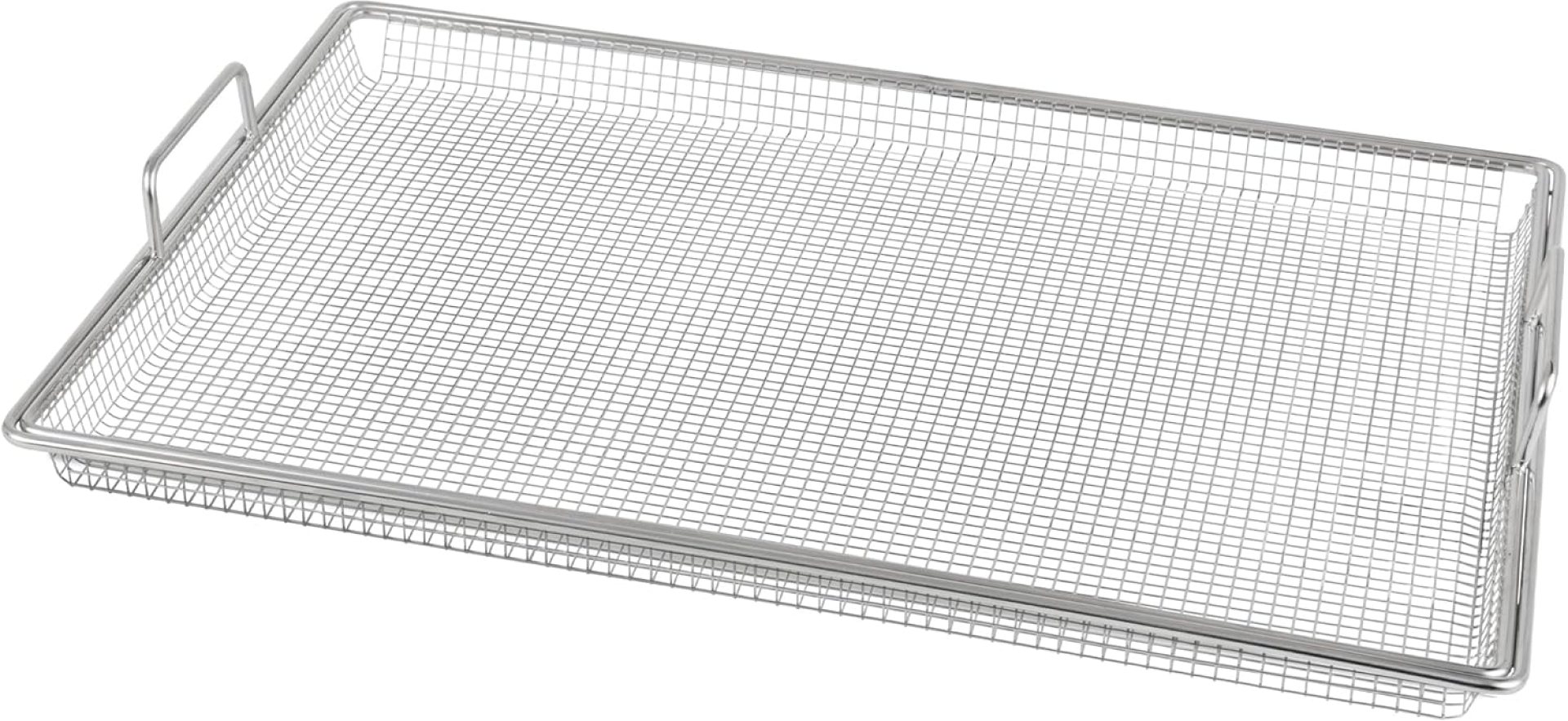 GE Large Capacity Air Fry Basket, Convenient Size, Fits 27″ & 30″ Ovens, Maximizes Air Flow, Dishwasher Safe, Stainless Steel GE Large Capacity Air Fry Basket, Convenient Size, Fits 27″ & 30″ Ovens, Maximizes Air Flow, Dishwasher Safe, Stainless Steel