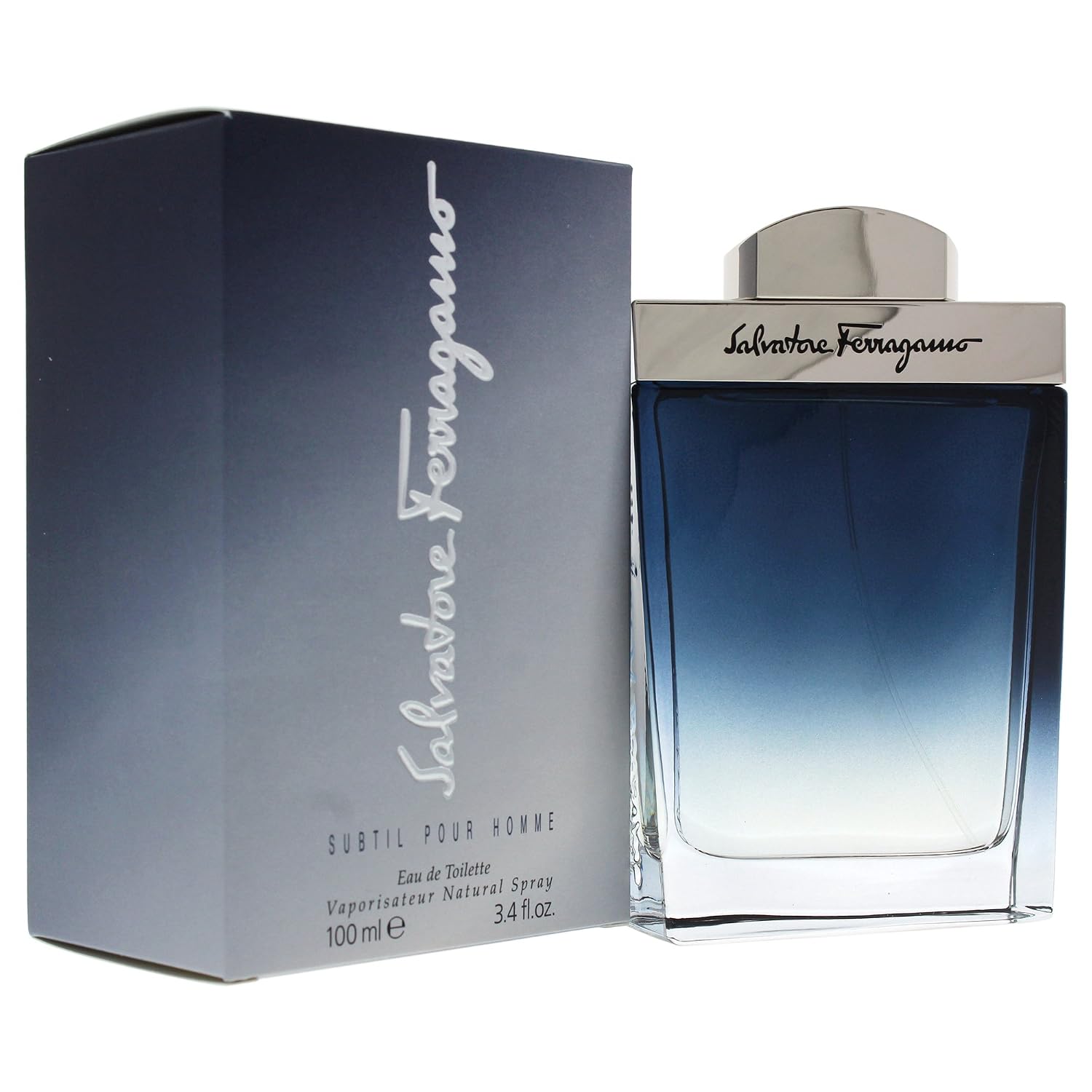 Salvatore Ferragamo Subtil Eau de Toilette Spray for Men, 3.4 Ounce Salvatore Ferragamo Subtil Eau de Toilette Spray for Men, 3.4 Ounce