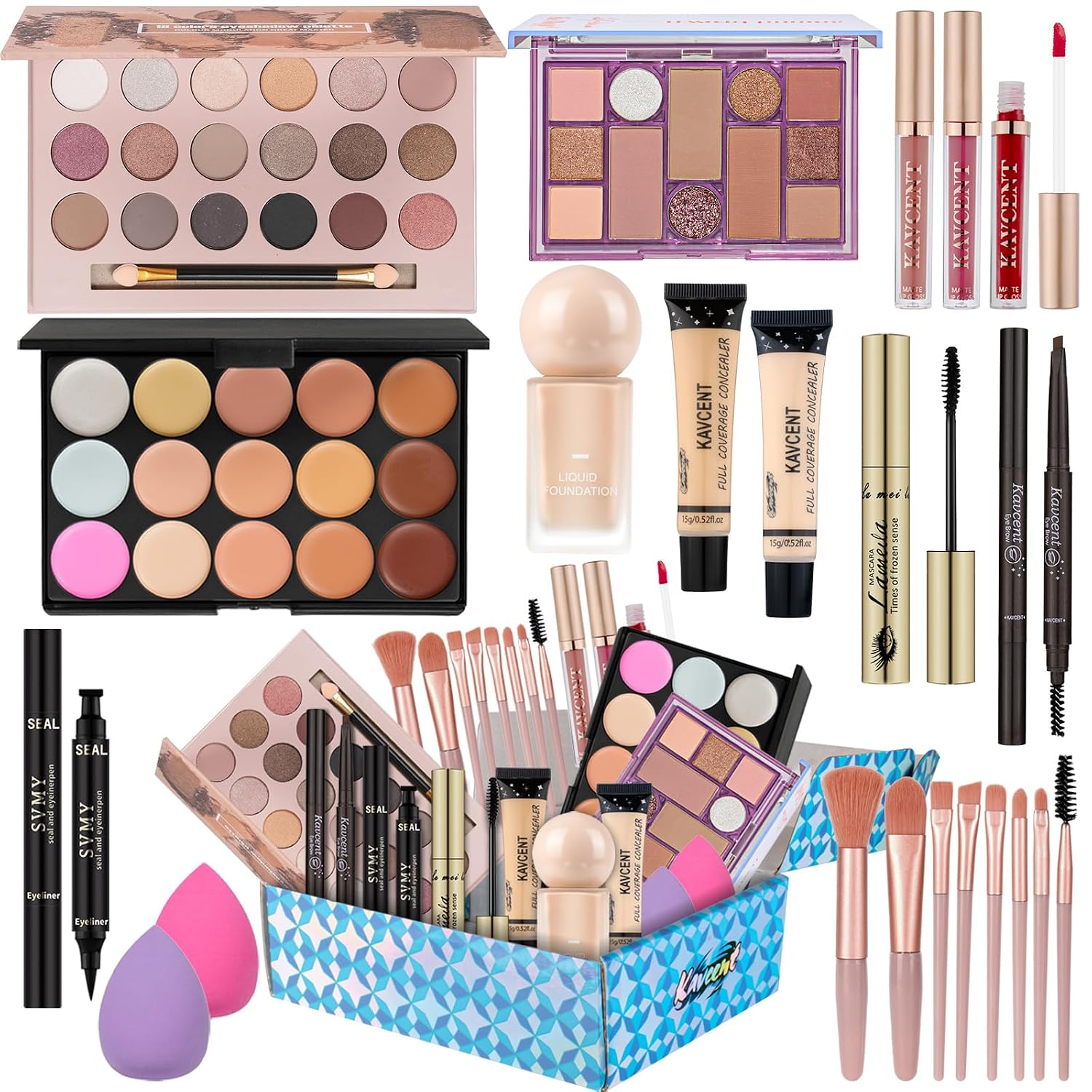 Makeup Kit for Women Full Kit Makeup Kits for Teens Teenager Makeup Gift Set for Teens Women Eyeshadow FoundationTeen Makeup Kit Makeup Sets Makeup Kit for Women Full Kit Makeup Kits for Teens Teenager Makeup Gift Set for Teens Women Eyeshadow FoundationTeen Makeup Kit Makeup Sets