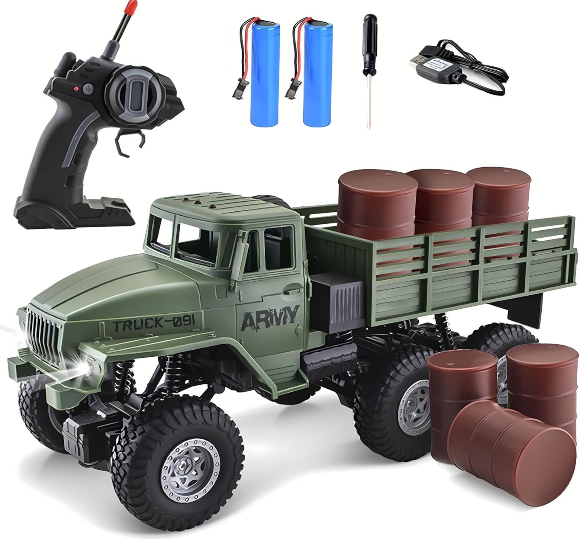 RC Military Truck 6×6 Road Remote Control Car 1/16 Scale Remote Control Truck 4WD All Terrain Rock Army Transport Vehicle Toy Vehicle for Kids Children Boy Gift RC Military Truck 6×6 Road Remote Control Car 1/16 Scale Remote Control Truck 4WD All Terrain Rock Army Transport Vehicle Toy Vehicle for Kids Children Boy Gift