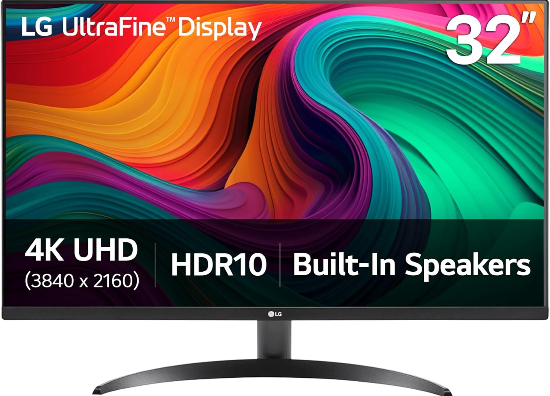 LG 32UR500K-B Ultrafine 32-inch 4K UHD (3840×2160) Computer Monitor HDR10 Built-in Speaker x2 OnScreen Control Reader Mode Flicker Safe Borderless Design HDMIx2 DisplayPort Black LG 32UR500K-B Ultrafine 32-inch 4K UHD (3840×2160) Computer Monitor HDR10 Built-in Speaker x2 OnScreen Control Reader Mode Flicker Safe Borderless Design HDMIx2 DisplayPort Black