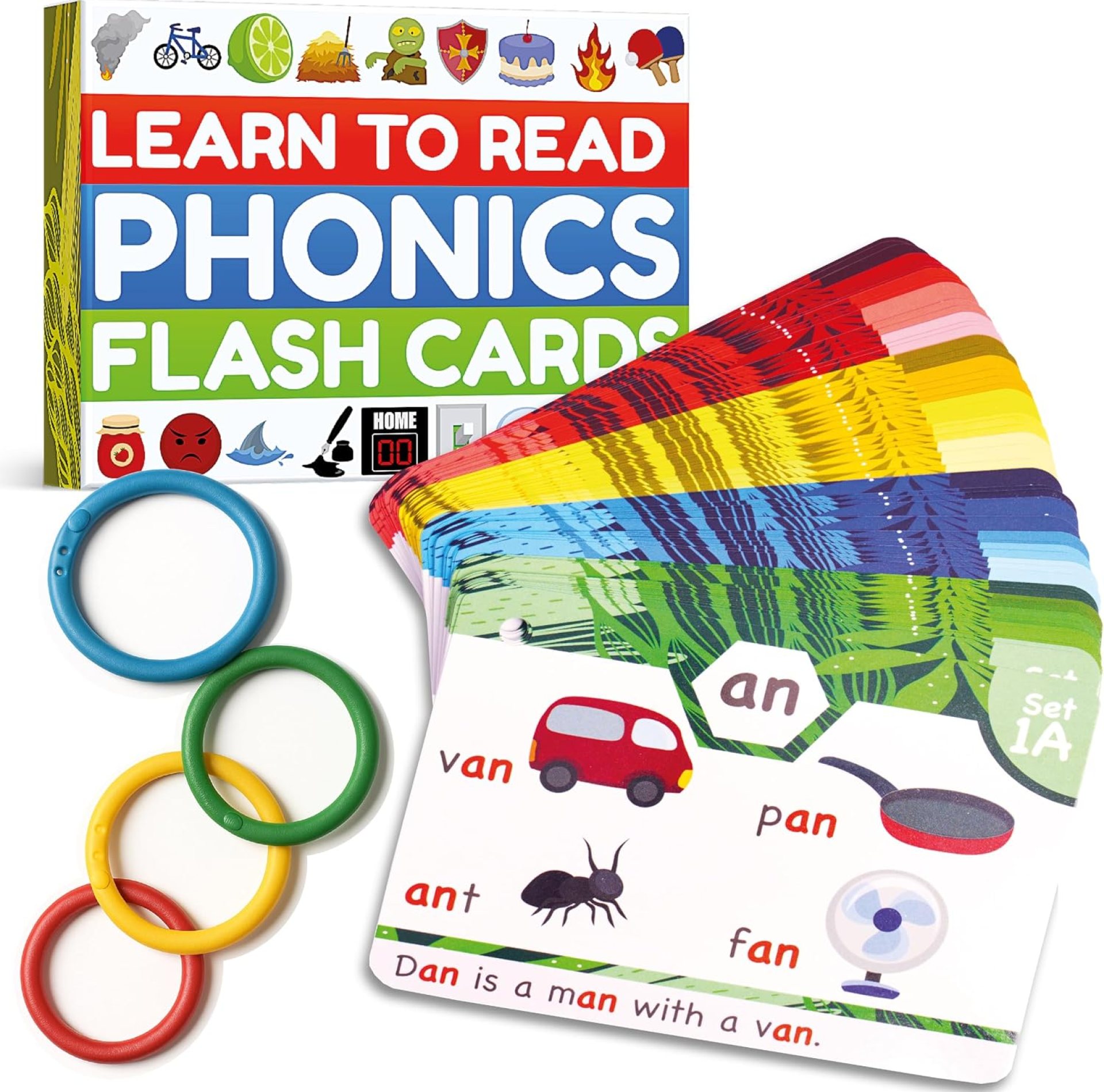 Phonics Flash Cards – Learn to Read in 20 Stages – Digraphs CVC Blends Long Vowel Sounds – Games for Kids Ages 4-8 Kindergarten First Second Grade Homeschool Educational Study Activity Phonics Flash Cards – Learn to Read in 20 Stages – Digraphs CVC Blends Long Vowel Sounds – Games for Kids Ages 4-8 Kindergarten First Second Grade Homeschool Educational Study Activity