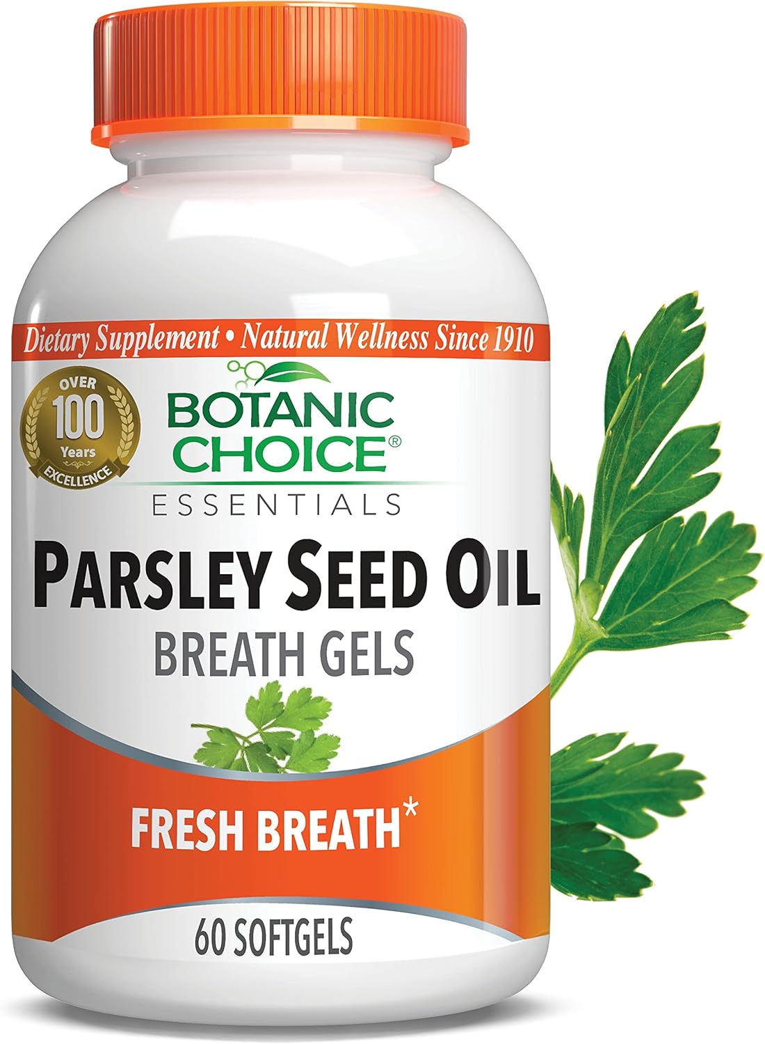 Botanic Choice Parsley Seed Oil-for Bad Breath from Odor-Causing Foods-Odor Neutralizer from Within-Breath Freshener gels-60 Softgels Botanic Choice Parsley Seed Oil-for Bad Breath from Odor-Causing Foods-Odor Neutralizer from Within-Breath Freshener gels-60 Softgels