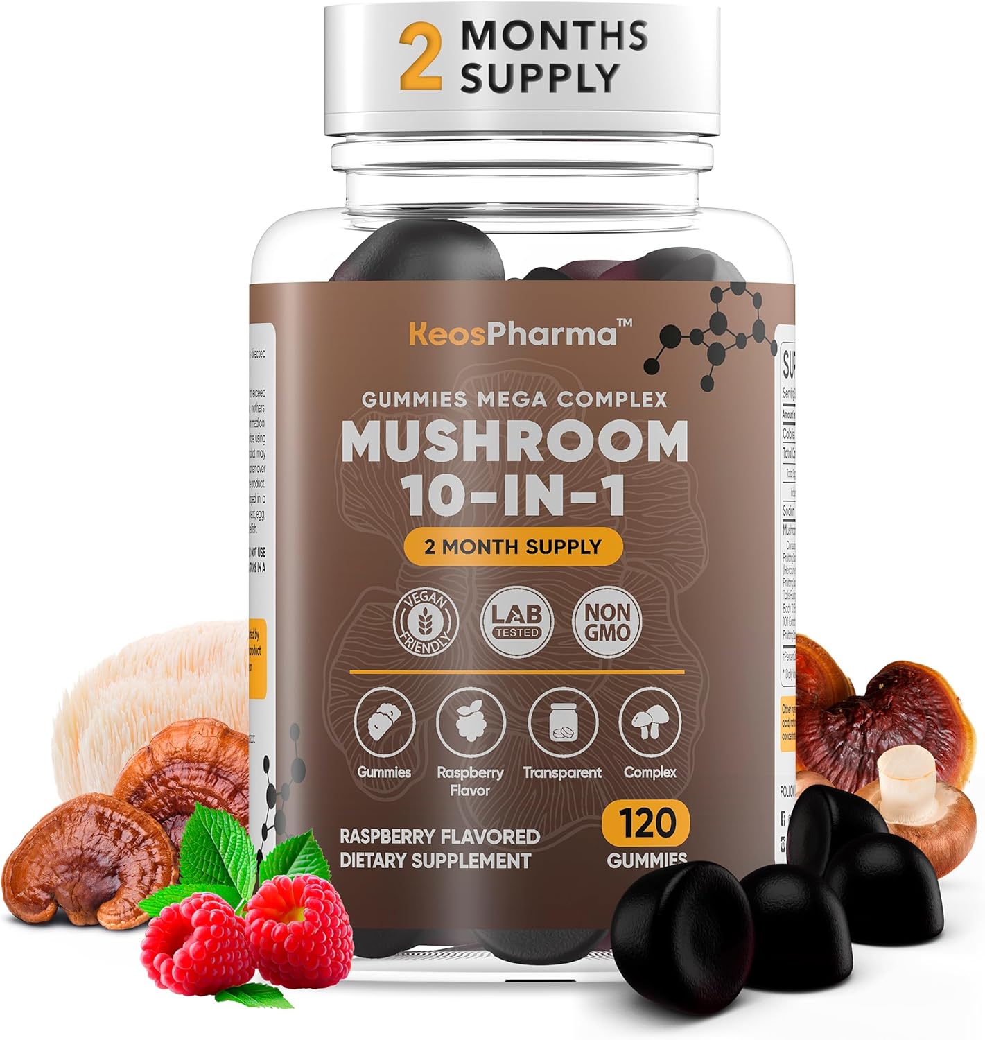 Road Trip Mushroom Gummies for Adults Supplement 120x pcs 10-in-1 Mushroom Complex Gummies for Focus and Energy Boost – Lions Mane Supplement – Nootropic Superfood 2 Months Supply Road Trip Mushroom Gummies for Adults Supplement 120x pcs 10-in-1 Mushroom Complex Gummies for Focus and Energy Boost – Lions Mane Supplement – Nootropic Superfood 2 Months Supply