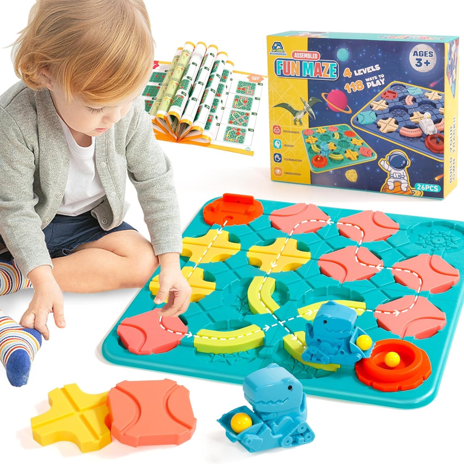 STEM Board Games for Kids Ages 4-8, Logic Puzzles for Kids Toys for 4 5 6 7 8 Year Old Boys Girls Preschool Learning Activities Educational Montessori Toys Easter Gifts for Kids 4 5 Year Old Boy Toys STEM Board Games for Kids Ages 4-8, Logic Puzzles for Kids Toys for 4 5 6 7 8 Year Old Boys Girls Preschool Learning Activities Educational Montessori Toys Easter Gifts for Kids 4 5 Year Old Boy Toys