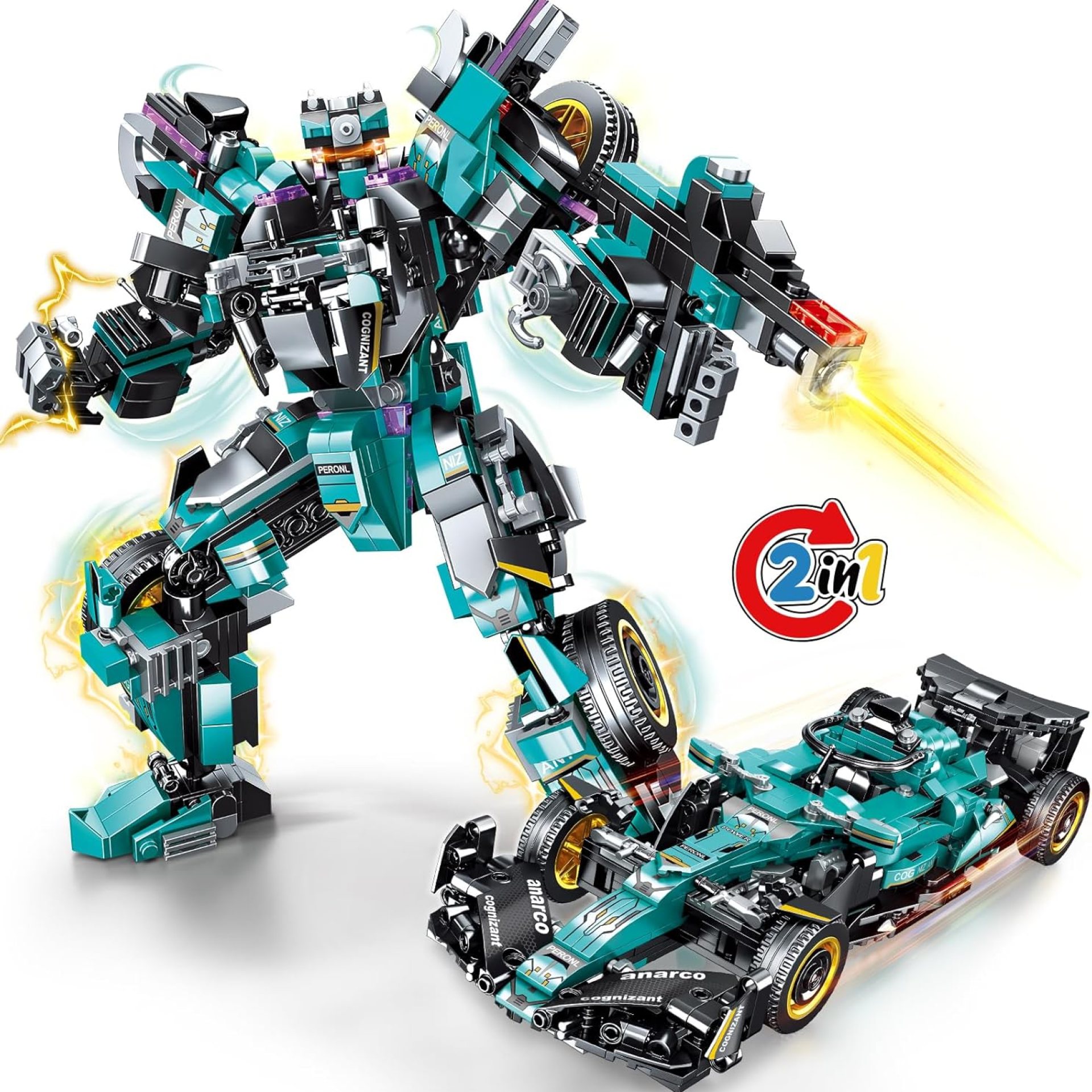 2 in 1 Transforming Mech Robot Building Toy Set, Compatible with Lego Set, 772 PCS Sport Car Building Blocks Kit for Adults, Construction Truck Vehicle Educational Gift Toy for Kids 8-14 2 in 1 Transforming Mech Robot Building Toy Set, Compatible with Lego Set, 772 PCS Sport Car Building Blocks Kit for Adults, Construction Truck Vehicle Educational Gift Toy for Kids 8-14