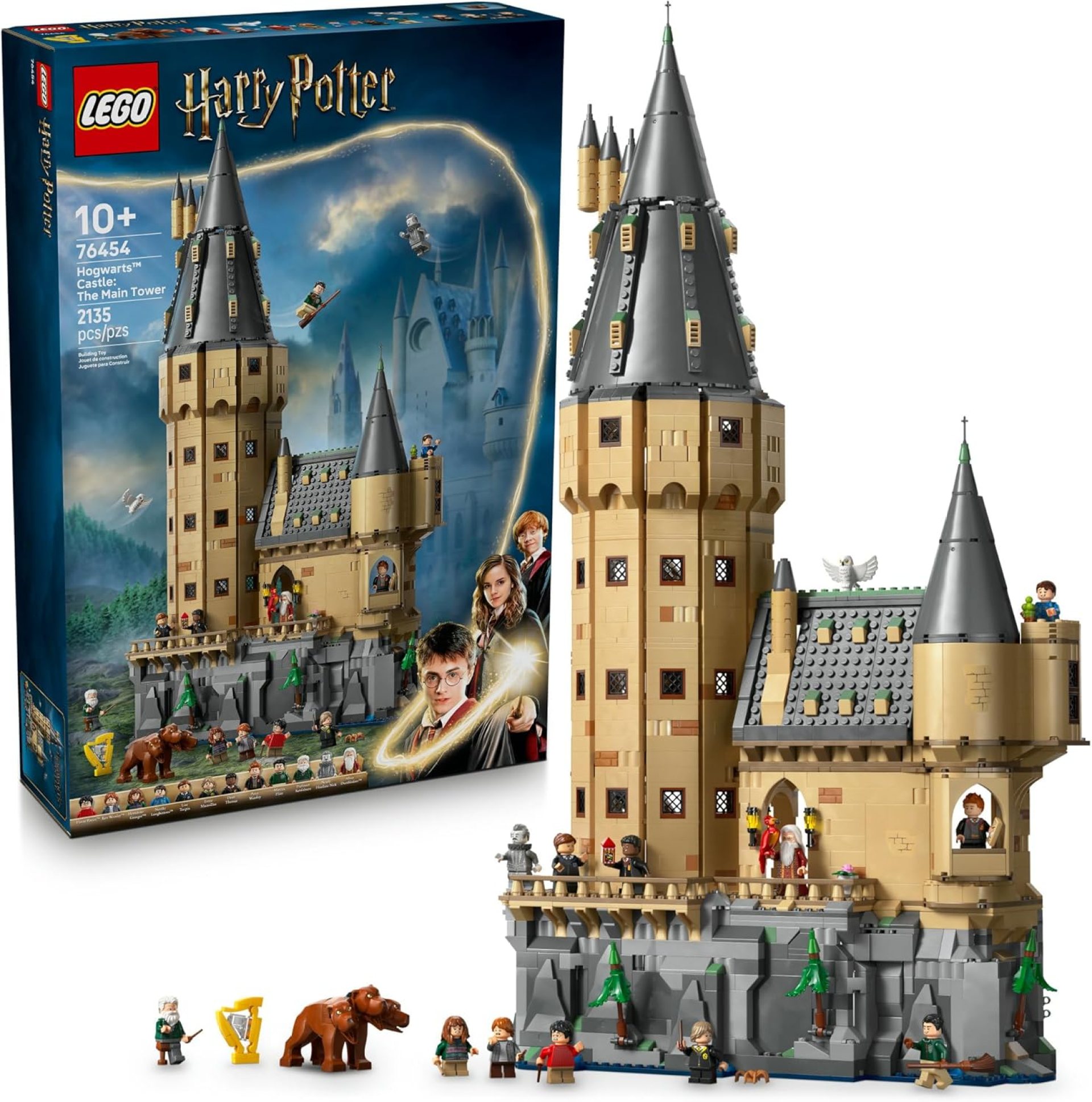 LEGO Harry Potter Hogwarts Castle: The Main Tower – Building Set for Boys and Girls, Ages 10+ – 12 Collectible Minifigures Including Harry Potter & Dumbledore – Gift Idea for Birthdays – 76454 LEGO Harry Potter Hogwarts Castle: The Main Tower – Building Set for Boys and Girls, Ages 10+ – 12 Collectible Minifigures Including Harry Potter & Dumbledore – Gift Idea for Birthdays – 76454