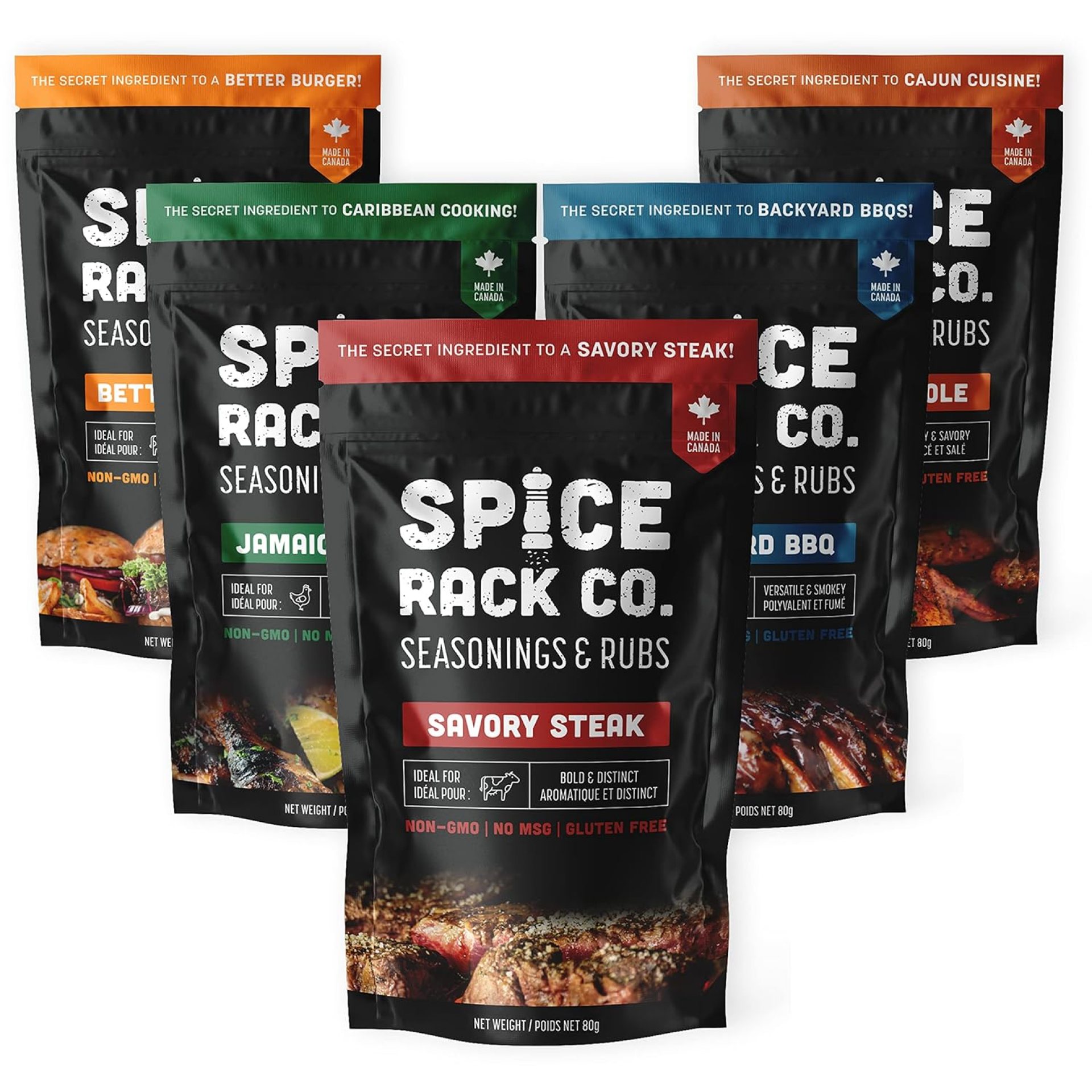 Spice Rack Co. BBQ Seasonings And Rubs – Smoking & Grilling Spices and Seasonings Sets, Grilling Accessories & Smoker Accessories, Birthday Gifts For Him, Mens Birthday Gifts For Men (5 Pack) Spice Rack Co. BBQ Seasonings And Rubs – Smoking & Grilling Spices and Seasonings Sets, Grilling Accessories & Smoker Accessories, Birthday Gifts For Him, Mens Birthday Gifts For Men (5 Pack)