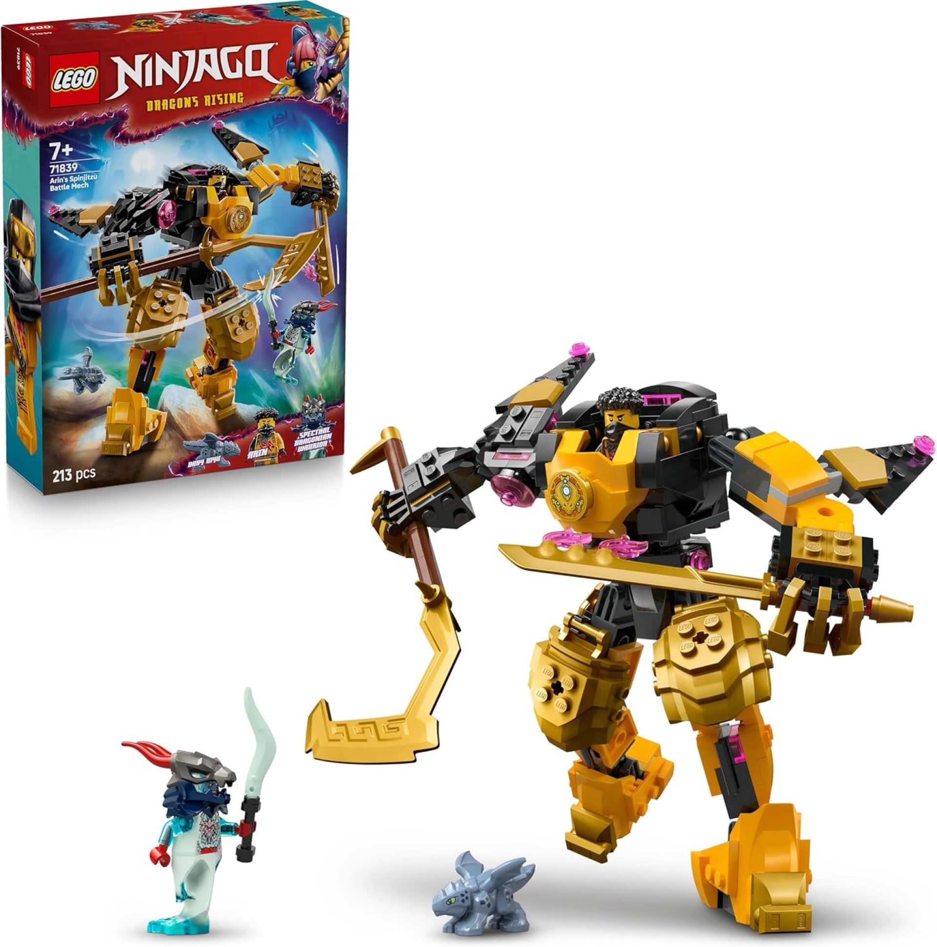 Lego 71839 Ninjago Ellin’s Spin Technique Mech Suit Toy Birthday Present Block Boys Girls Children 7 8 9 Years Old Elementary School Competition Robot Game Pretend Play Pretend Play Lego 71839 Ninjago Ellin’s Spin Technique Mech Suit Toy Birthday Present Block Boys Girls Children 7 8 9 Years Old Elementary School Competition Robot Game Pretend Play Pretend Play