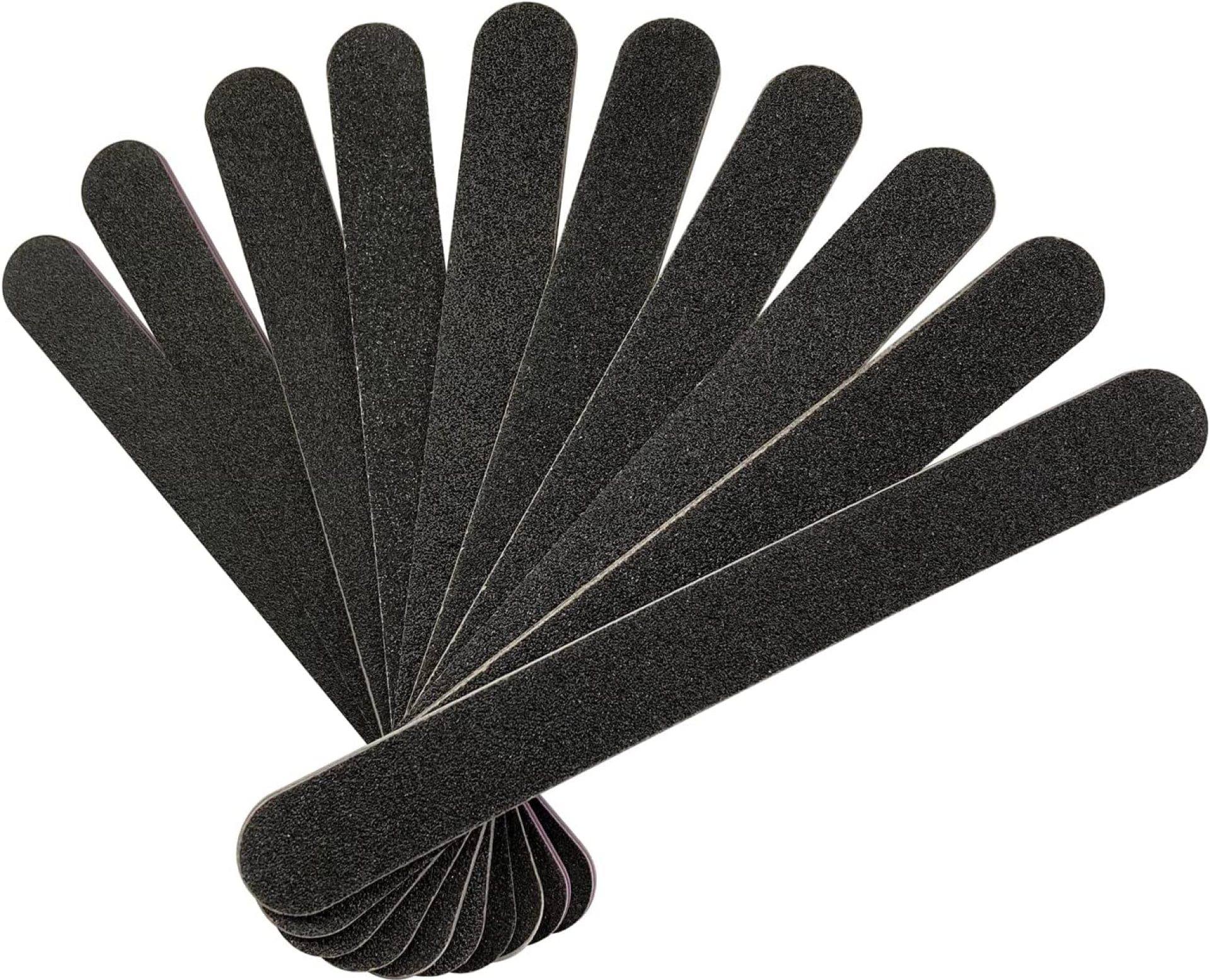 Nail File 10 PCS Professional Double Sided 100/180 Grit Nail Files Emery Board Black Manicure Pedicure Tool and Nail Buffering Files Nail File 10 PCS Professional Double Sided 100/180 Grit Nail Files Emery Board Black Manicure Pedicure Tool and Nail Buffering Files