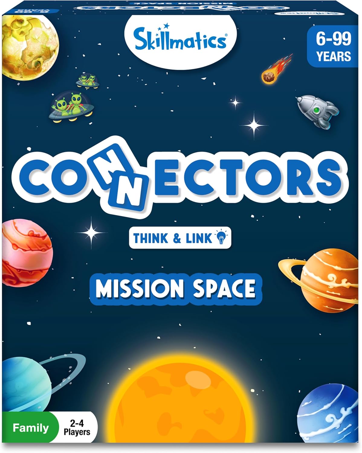 Skillmatics Educational Game – Connectors Mission Space, Fun Family Strategy Game, Fun for Kids, Boys, Girls Ages 6, 7, 8, 9 and Up Skillmatics Educational Game – Connectors Mission Space, Fun Family Strategy Game, Fun for Kids, Boys, Girls Ages 6, 7, 8, 9 and Up