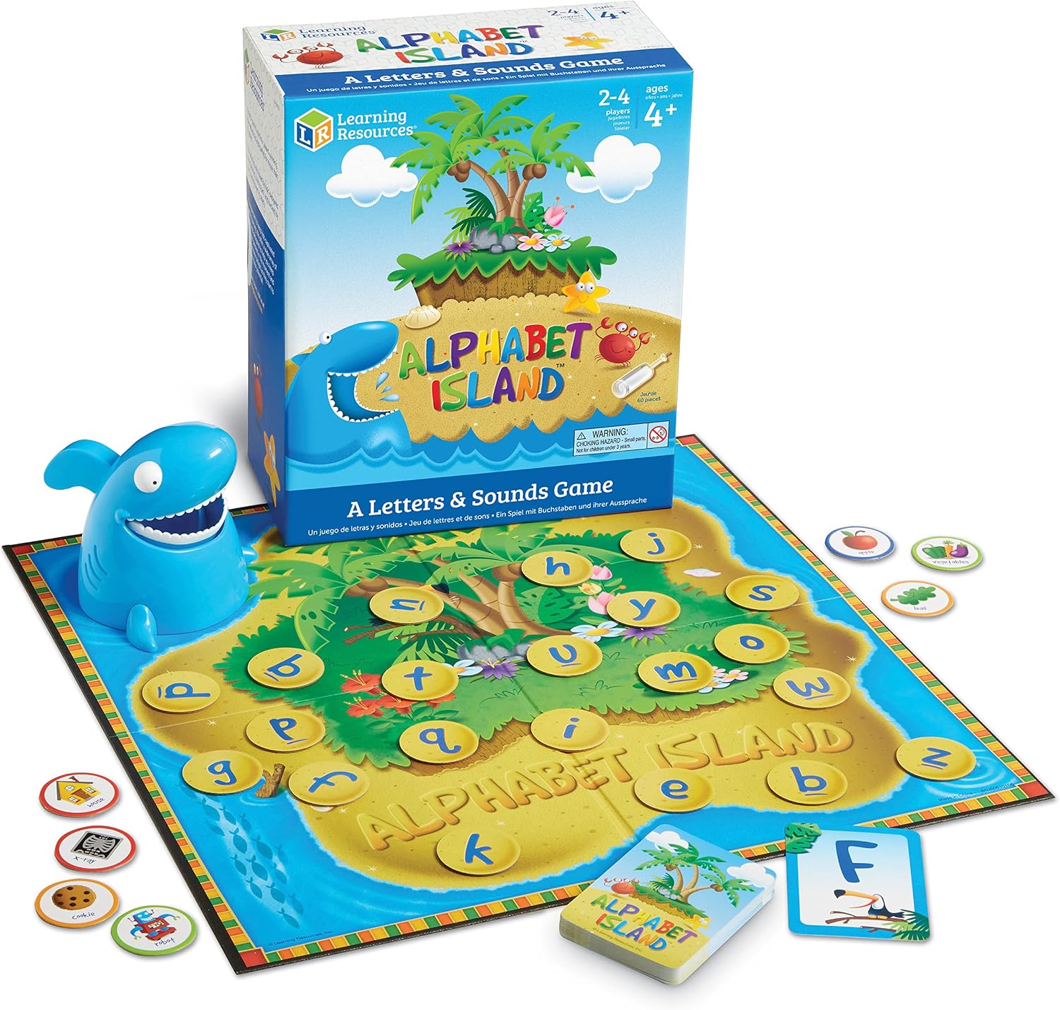 Learning Resources Alphabet Island, Letter & Sounds Game, Language Development Toy, Alphabet Learning Toys, ABC Board Games for Kids, Ages 4+ Learning Resources Alphabet Island, Letter & Sounds Game, Language Development Toy, Alphabet Learning Toys, ABC Board Games for Kids, Ages 4+