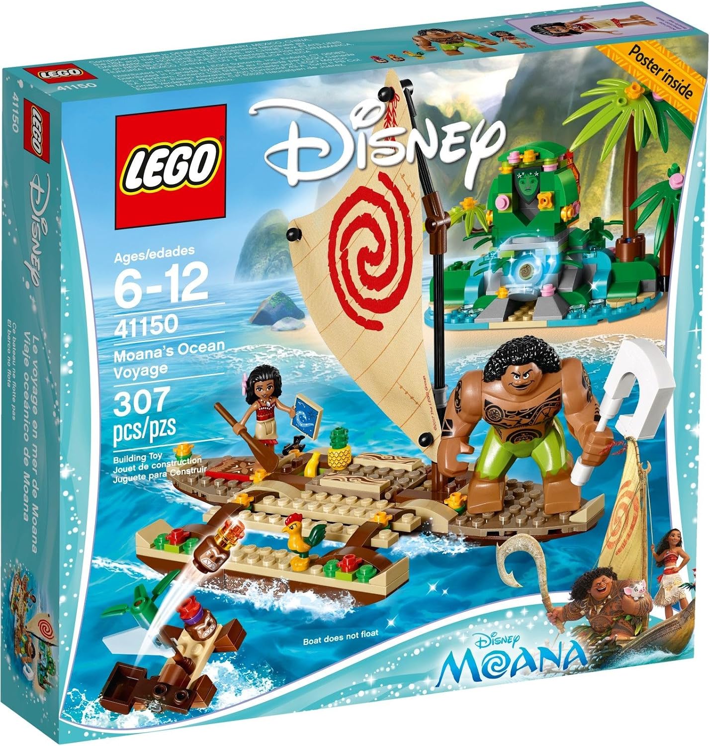 Lego Disney Princess Moana’s Ocean Voyage 41150 Disney Moana Toy Lego Disney Princess Moana’s Ocean Voyage 41150 Disney Moana Toy