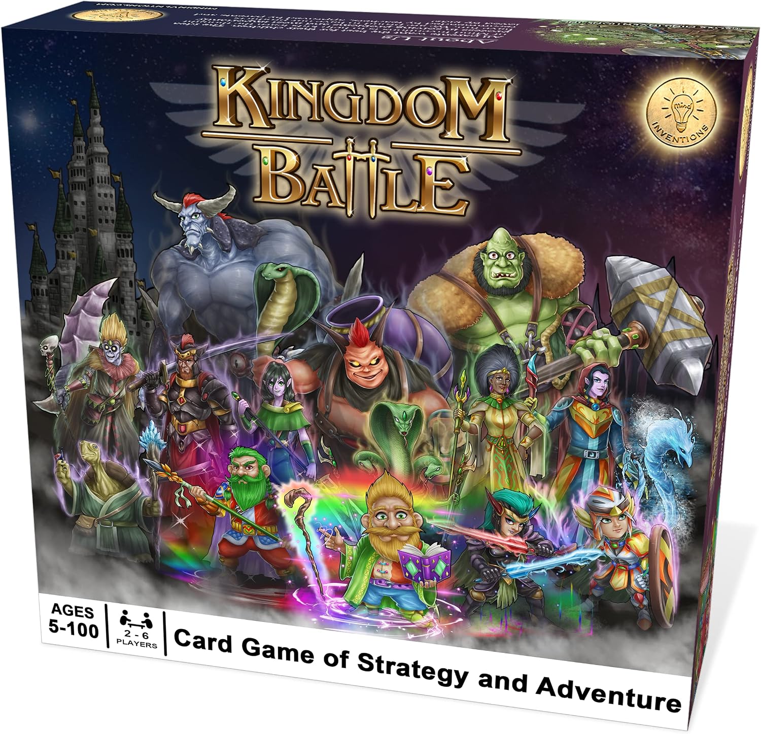 Kingdom Battle – Math Card Game of Strategy and Adventure, Ages 5+ Kingdom Battle – Math Card Game of Strategy and Adventure, Ages 5+