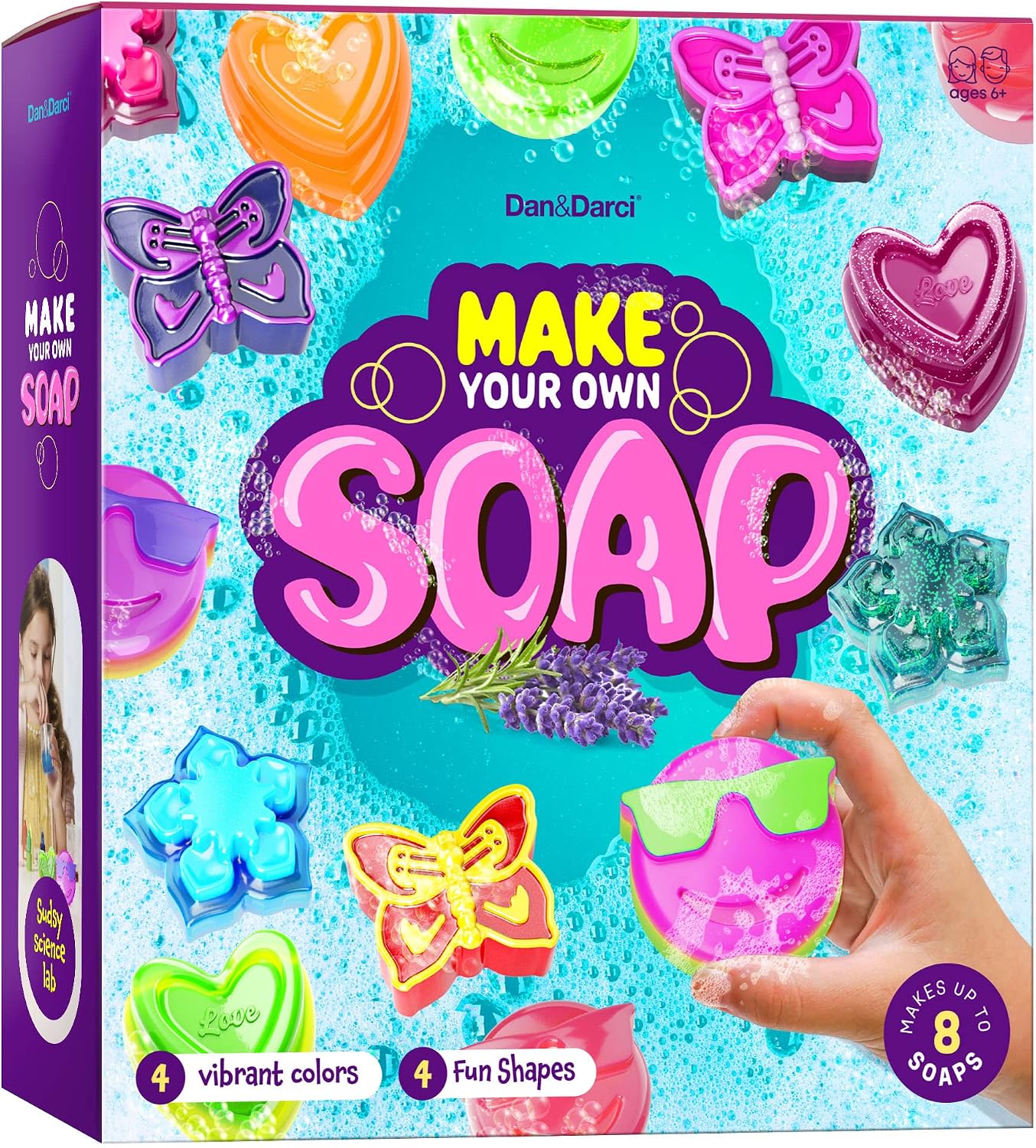Dan&Darci Soap Making Kit for Kids – Crafts Science Toys – Birthday Gifts for Girls and Boys Age 6-12 Years Girl DIY Kits – Best Educational Craft Activity Gift for 6-12 Year Old Kid Dan&Darci Soap Making Kit for Kids – Crafts Science Toys – Birthday Gifts for Girls and Boys Age 6-12 Years Girl DIY Kits – Best Educational Craft Activity Gift for 6-12 Year Old Kid